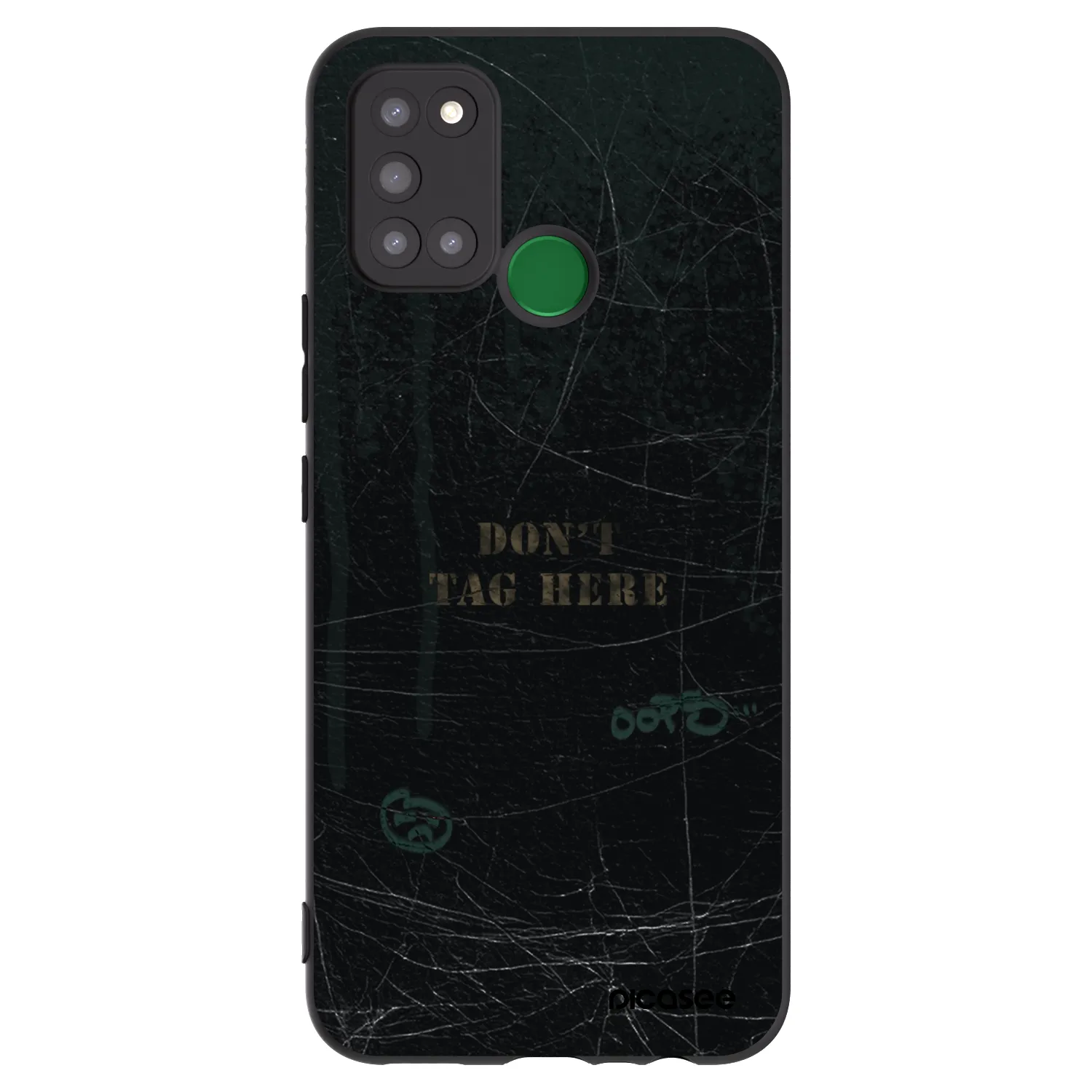 Picasee silikonski črni ovitek za Realme 7i - DON´T TAG