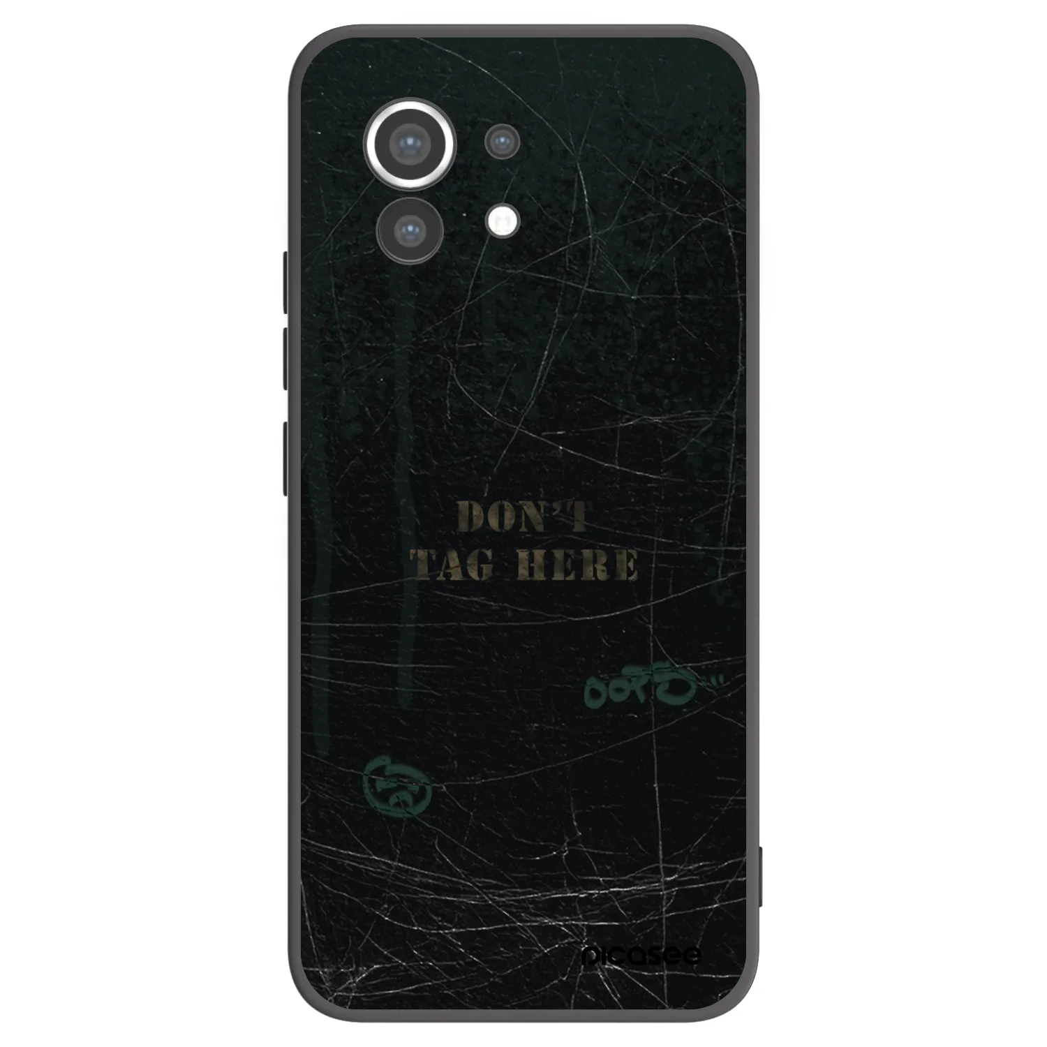 Picasee silikonski črni ovitek za Xiaomi Mi 11 - DON´T TAG
