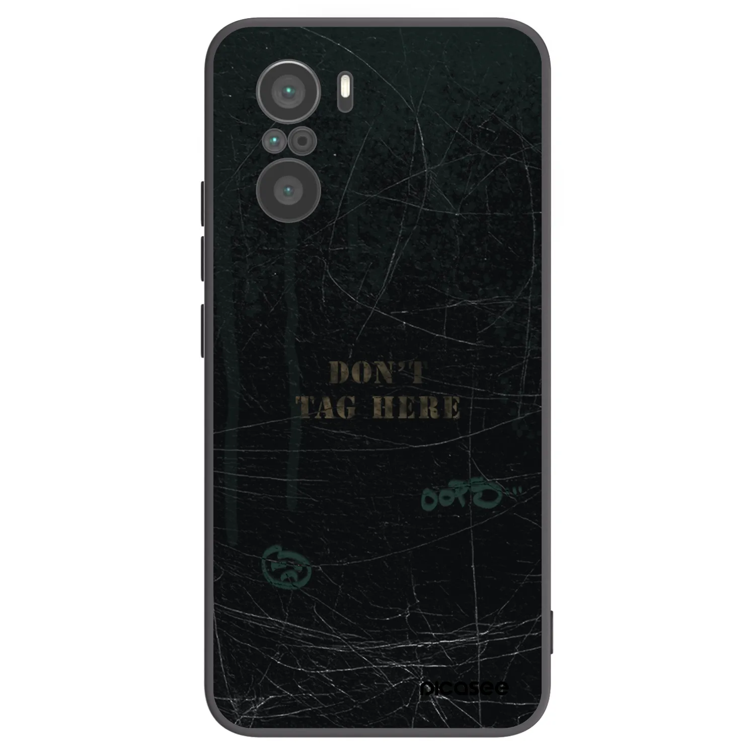 Picasee silikonski črni ovitek za Xiaomi Poco F3 - DON´T TAG