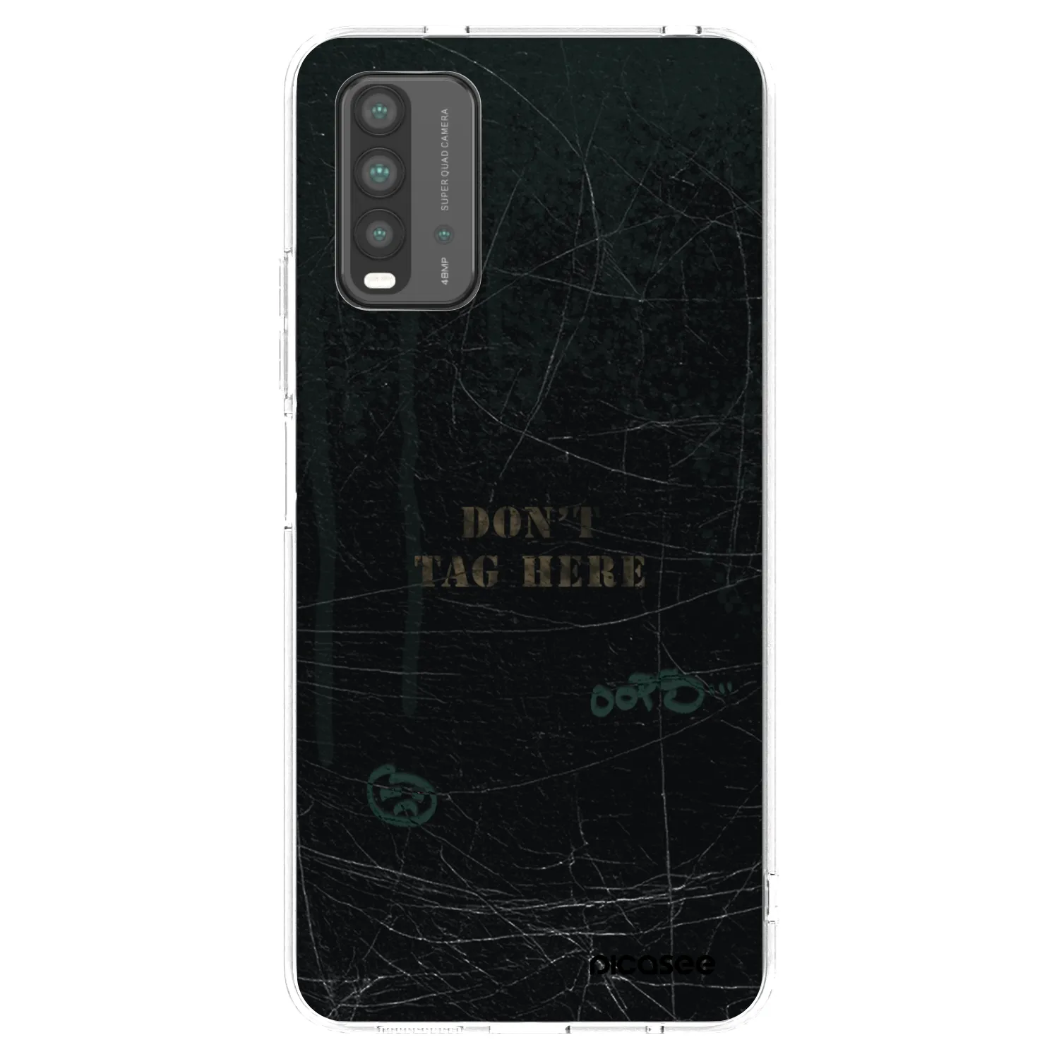 Picasee silikonski prozorni ovitek za Xiaomi Redmi 9T - DON´T TAG