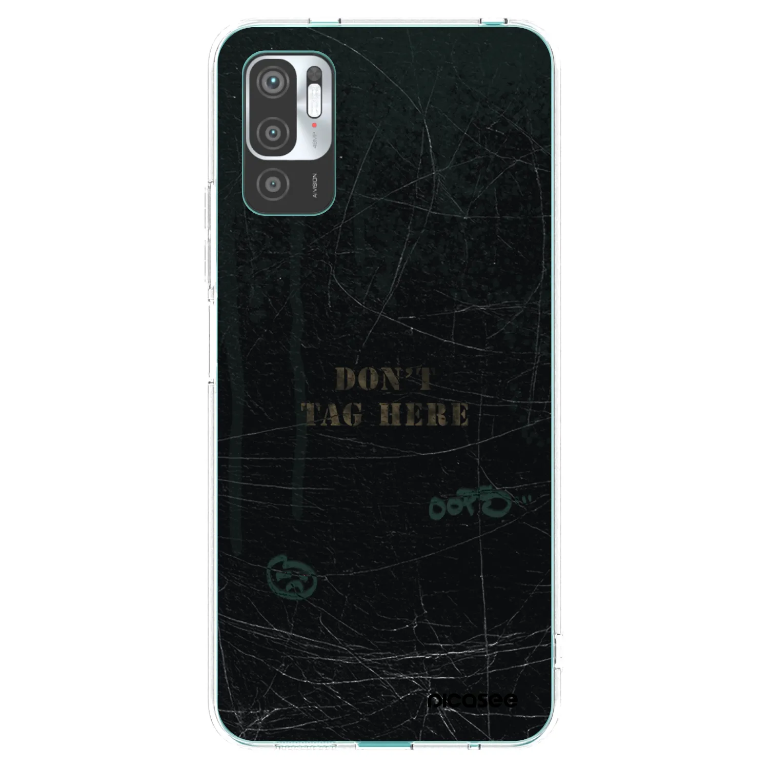 Picasee silikonski prozorni ovitek za Xiaomi Redmi Note 10 5G - DON´T TAG