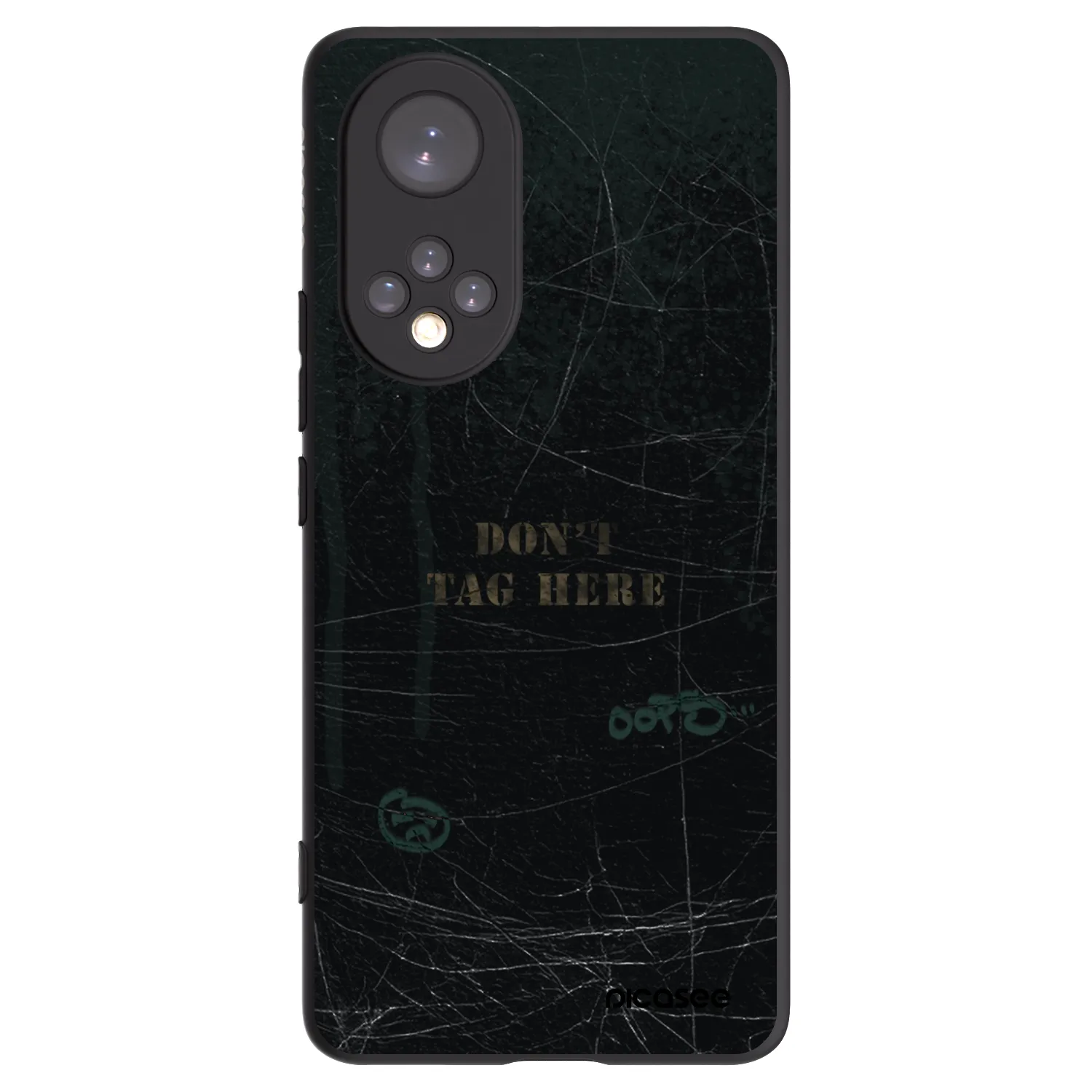 Picasee silikonski črni ovitek za Huawei Nova 9 - DON´T TAG