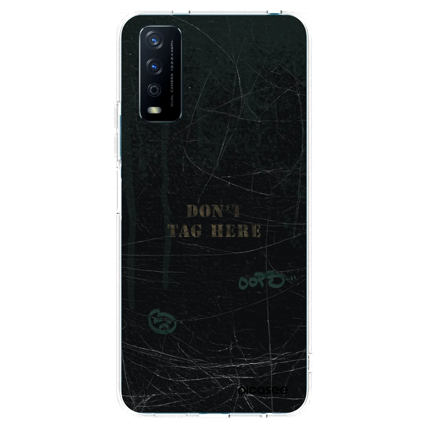 Picasee silikonski prozorni ovitek za Vivo Y11s - DON´T TAG