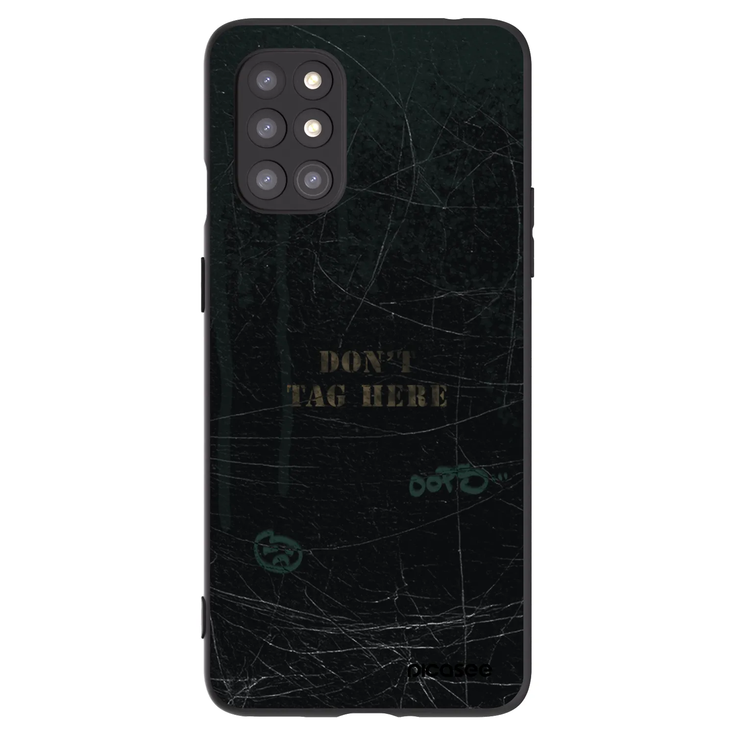 Picasee silikonski črni ovitek za OnePlus 8T - DON´T TAG