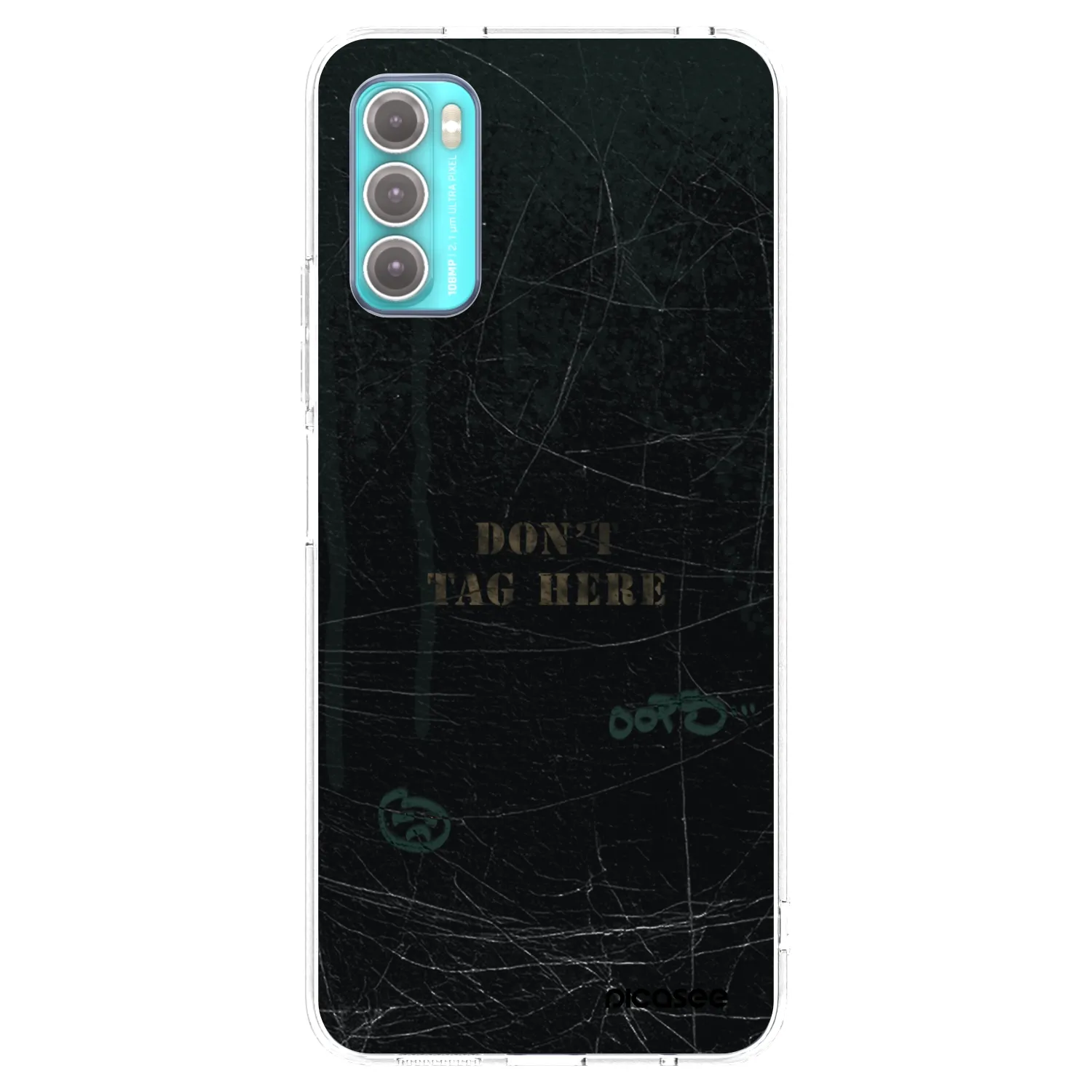 Picasee silikonski prozorni ovitek za Motorola Moto G60 - DON´T TAG