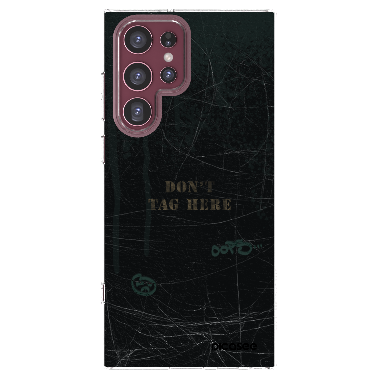 Picasee silikonski prozorni ovitek za Samsung Galaxy S22 Ultra 5G - DON´T TAG