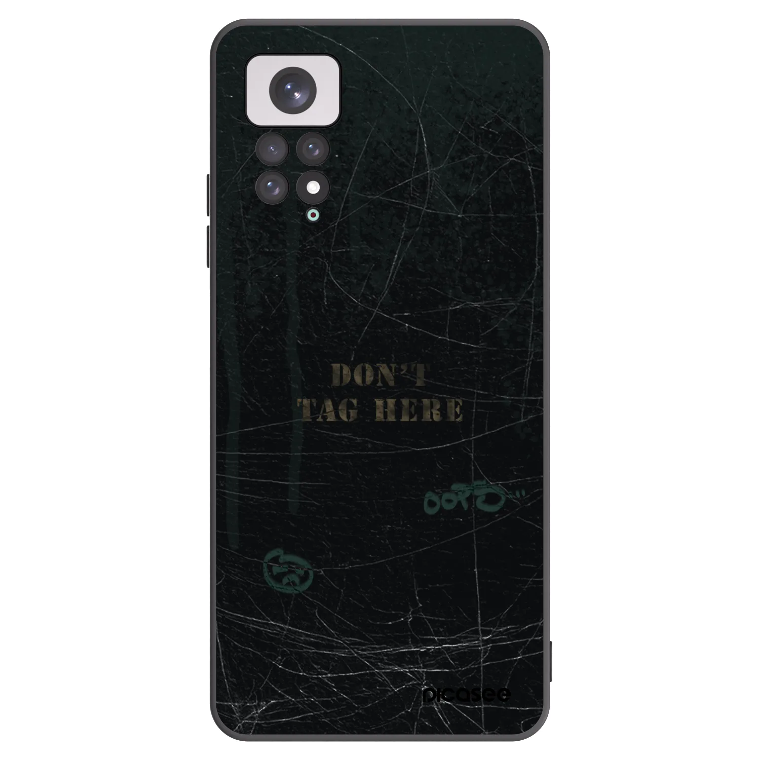 Picasee silikonski črni ovitek za Xiaomi Redmi Note 11 - DON´T TAG