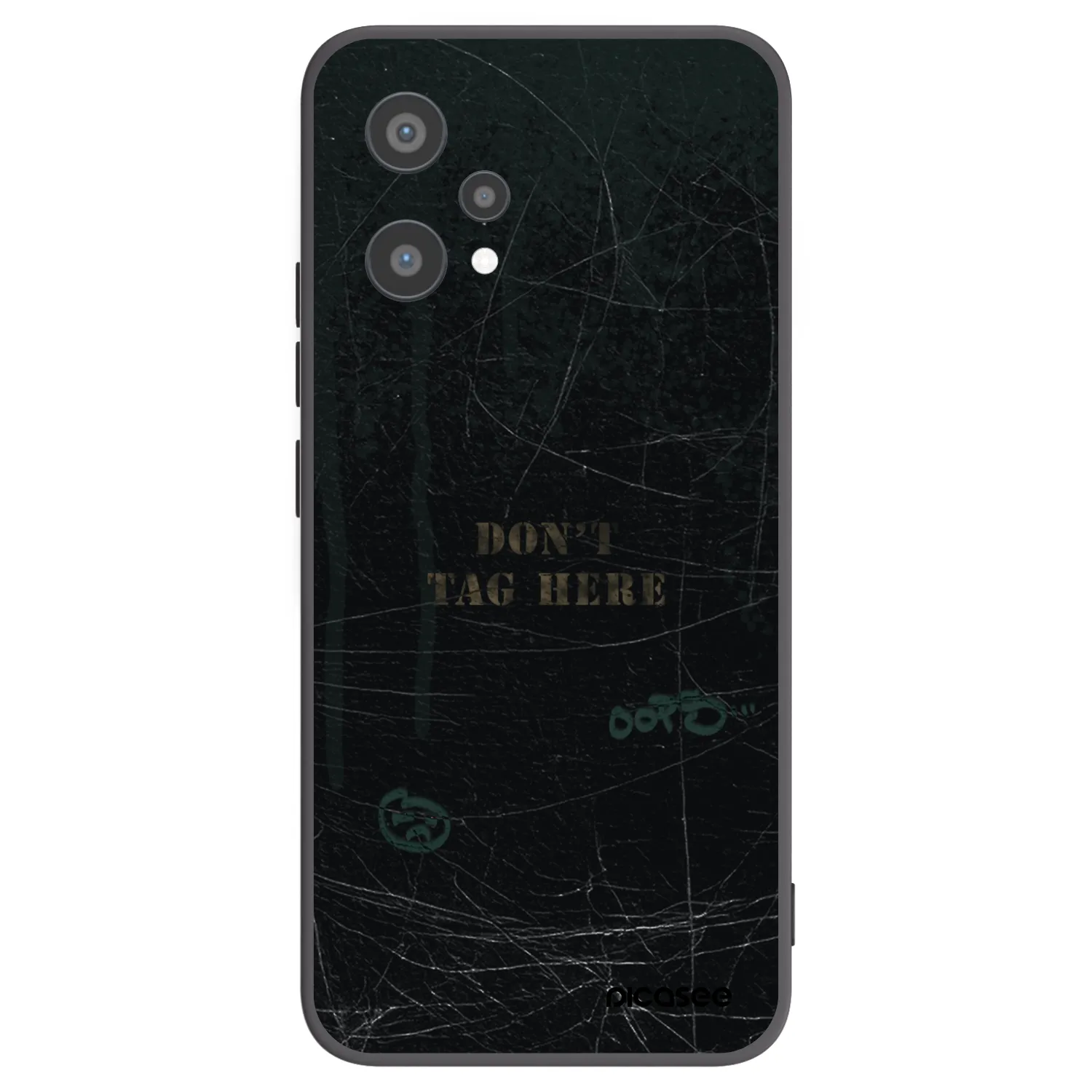 Picasee silikonski črni ovitek za Realme 9 Pro 5G - DON´T TAG