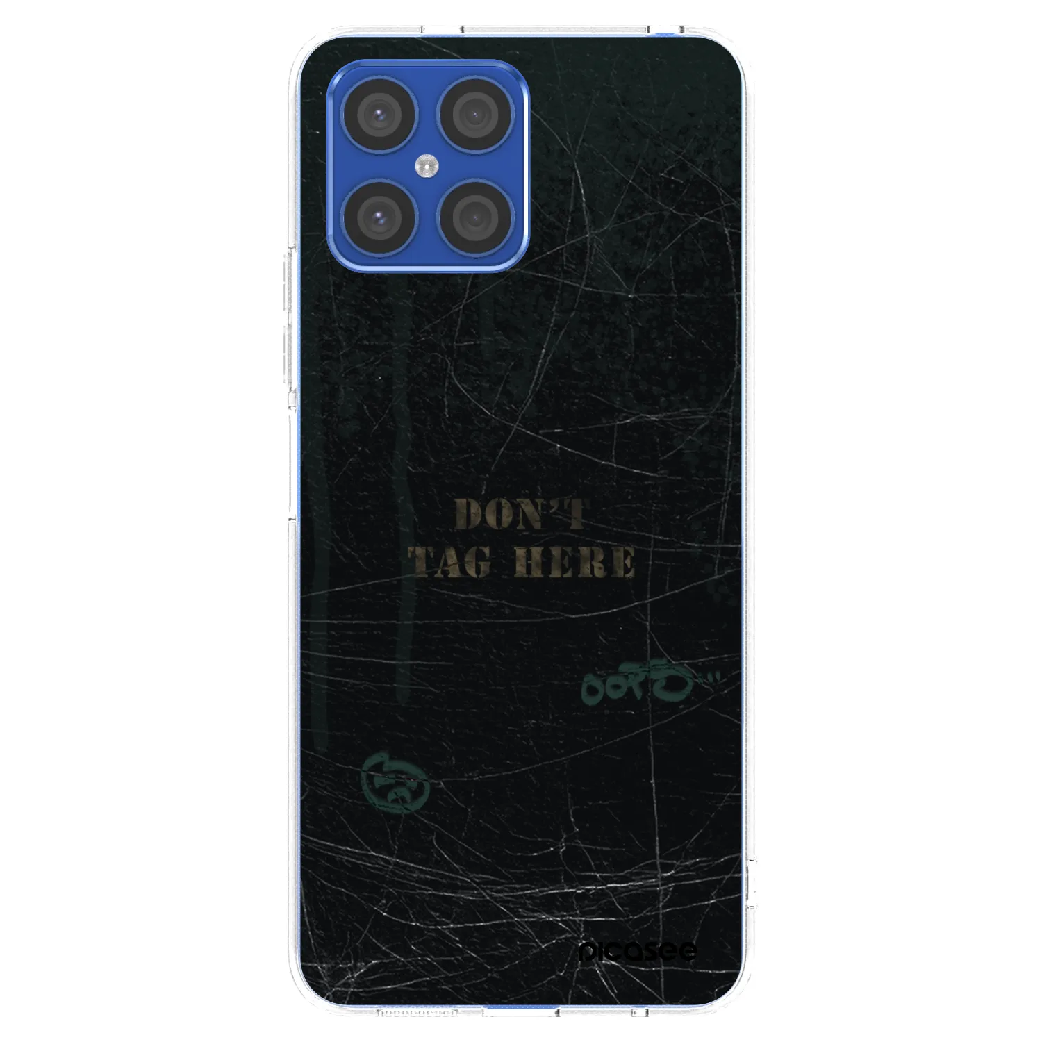 Picasee silikonski prozorni ovitek za Honor X8 4G - DON´T TAG