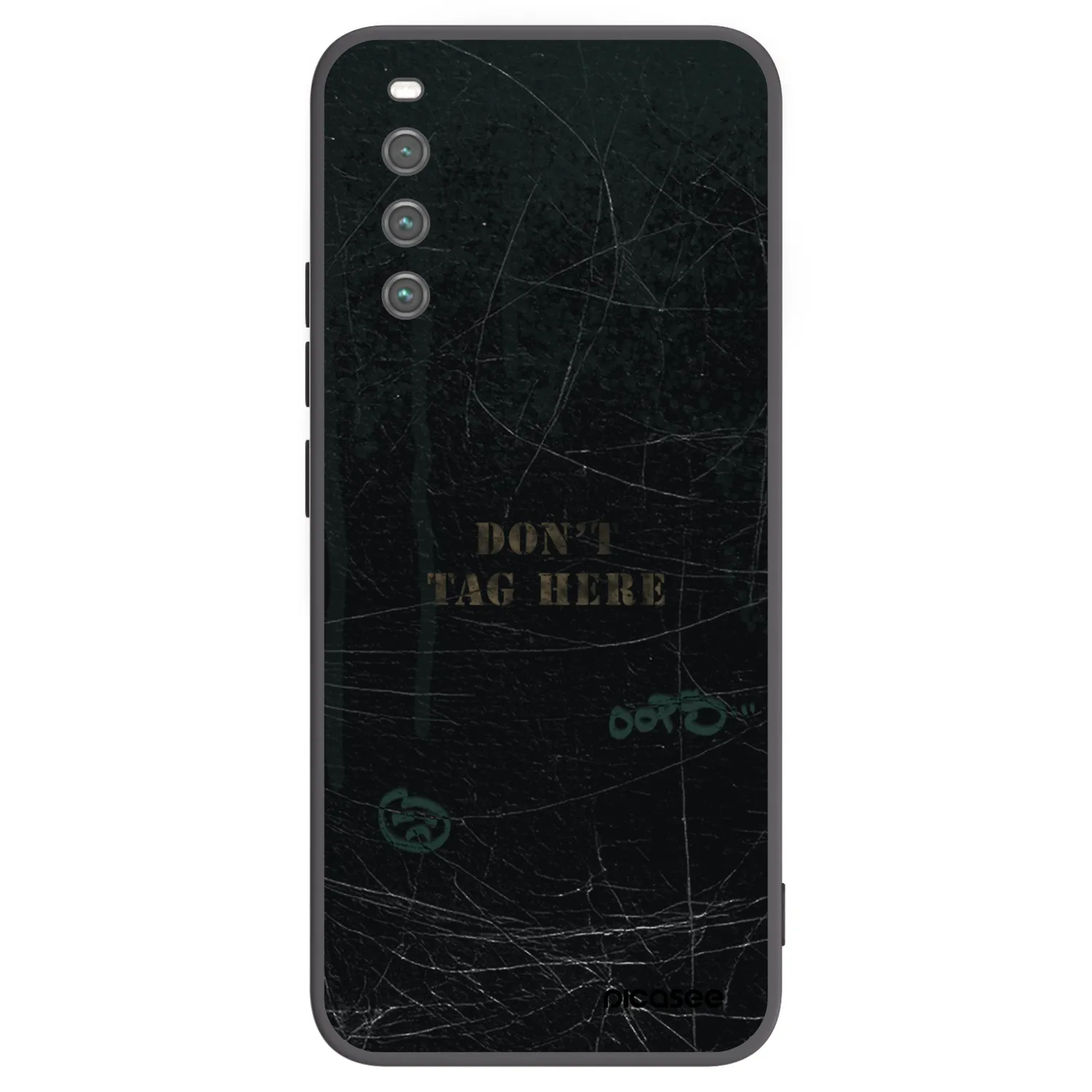 Picasee silikonski črni ovitek za Sony Xperia 10 IV 5G - DON´T TAG