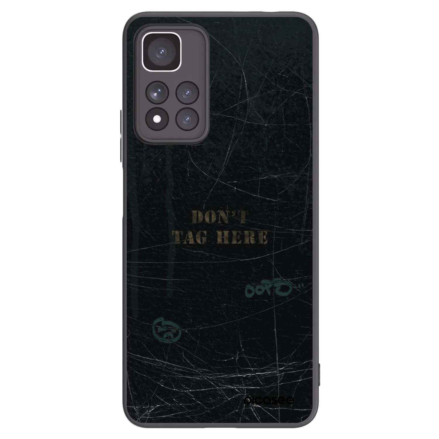 Picasee silikonski črni ovitek za Xiaomi Redmi Note 11 Pro+ 5G - DON´T TAG