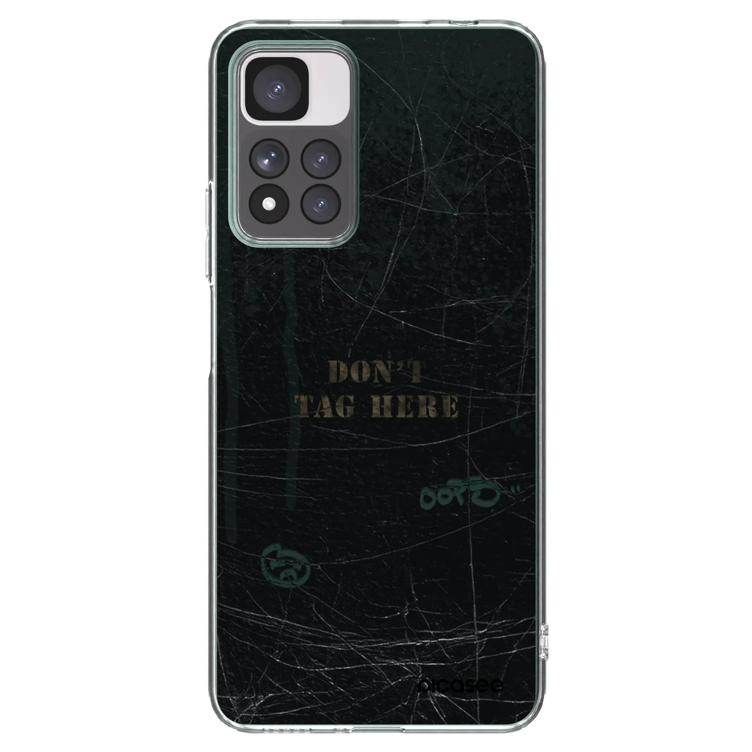 Picasee silikonski prozorni ovitek za Xiaomi Redmi Note 11 Pro+ 5G - DON´T TAG
