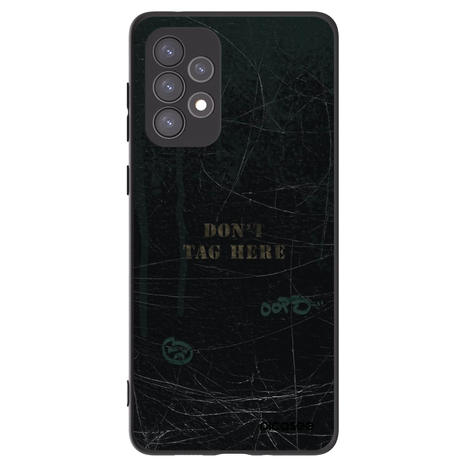 Picasee silikonski črni ovitek za Samsung Galaxy A73 5G - DON´T TAG