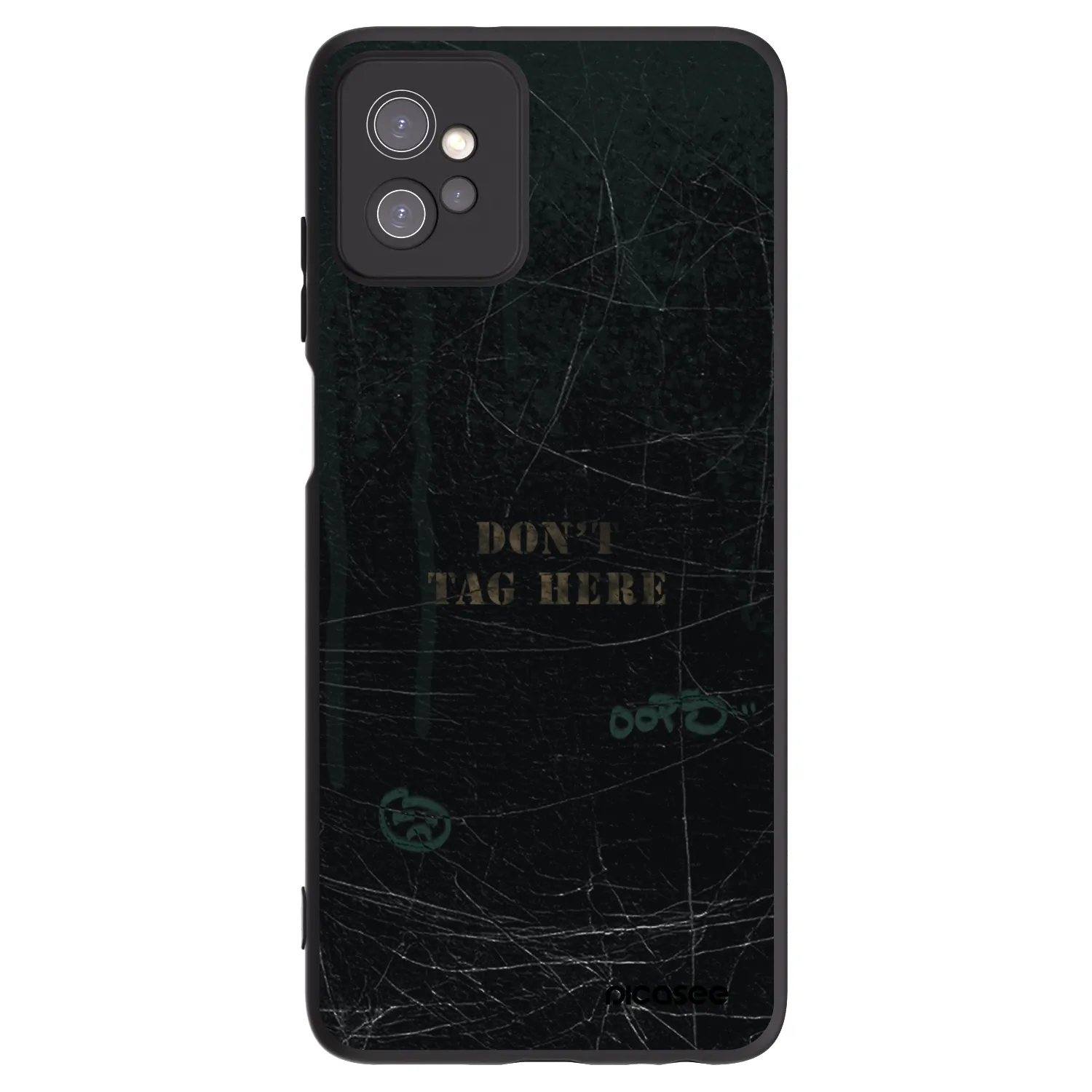Picasee silikonski črni ovitek za Motorola Moto G32 - DON´T TAG