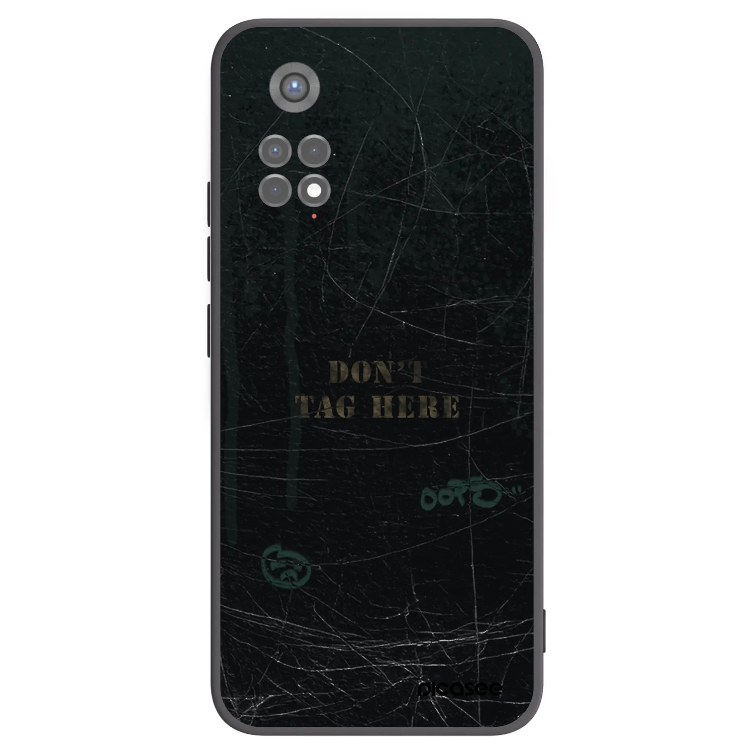 Picasee silikonski črni ovitek za Xiaomi Redmi Note 11S 5G - DON´T TAG
