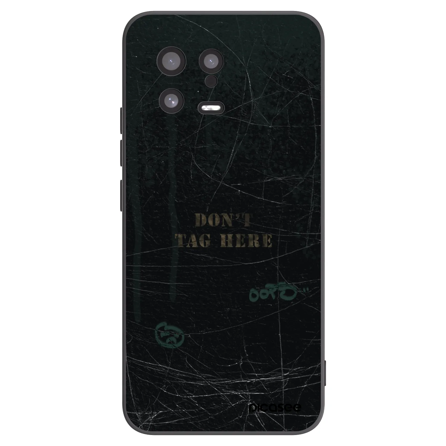 Picasee silikonski črni ovitek za Xiaomi 13 - DON´T TAG