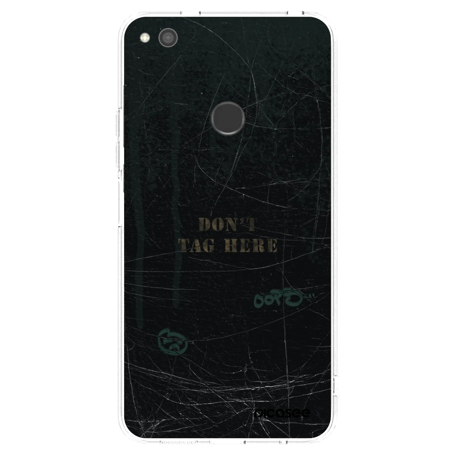 Picasee silikonski prozorni ovitek za Huawei P9 Lite 2017 - DON´T TAG