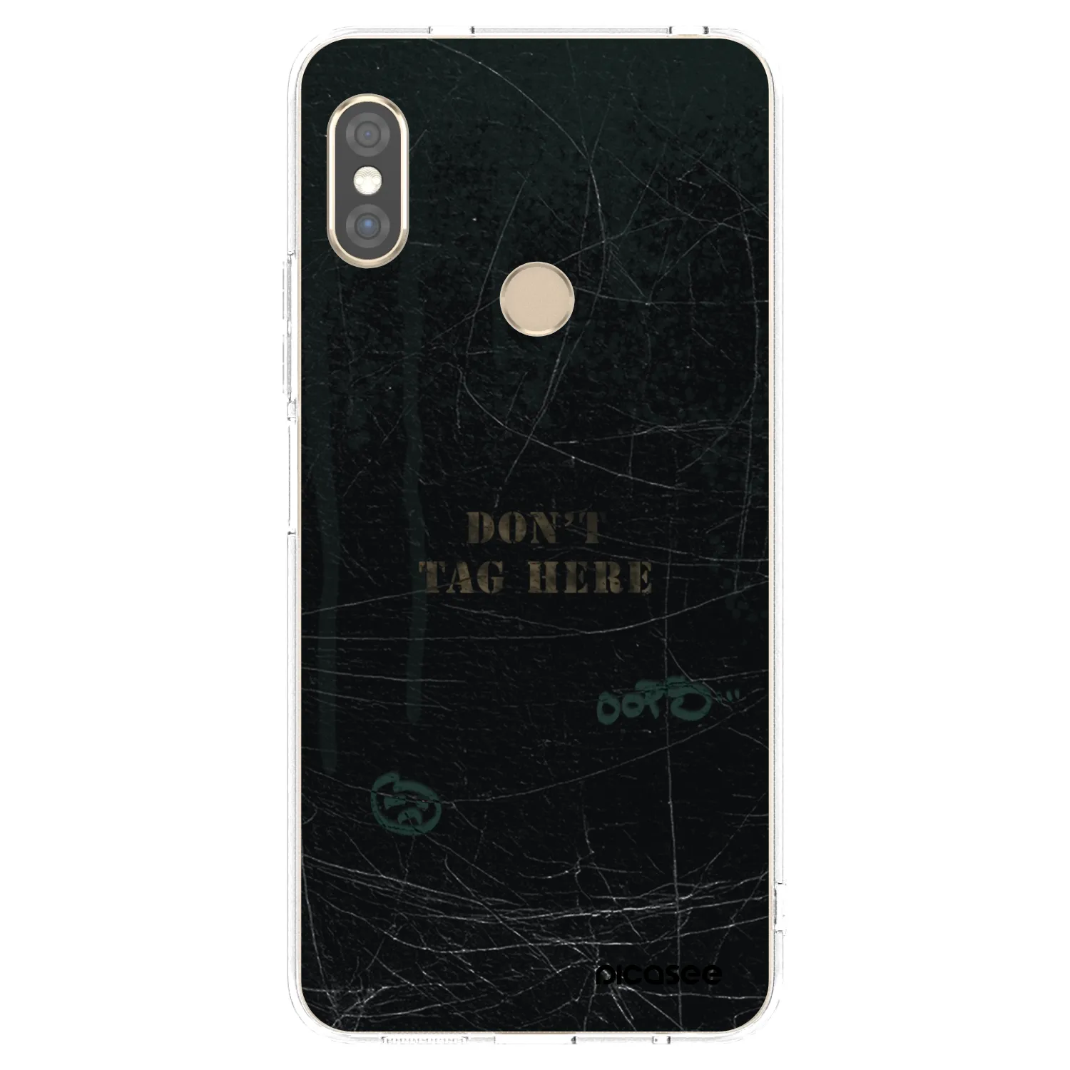 Picasee silikonski prozorni ovitek za Xiaomi Redmi Note 5 Global - DON´T TAG