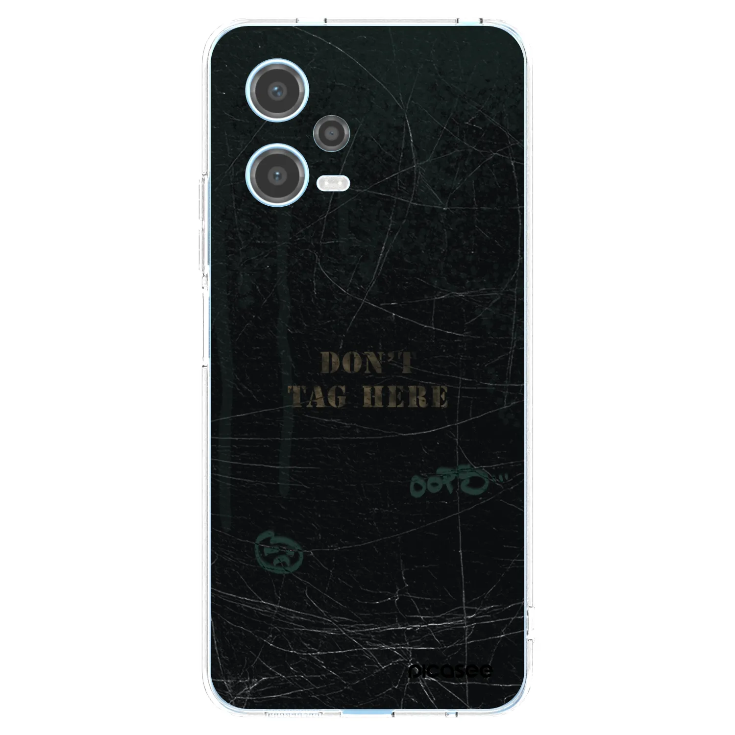 Picasee silikonski prozorni ovitek za Xiaomi Redmi Note 12 5G - DON´T TAG