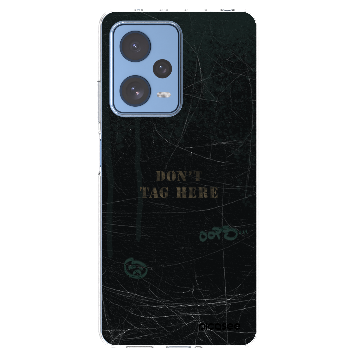 Picasee silikonski prozorni ovitek za Xiaomi Redmi Note 12 Pro 5G - DON´T TAG