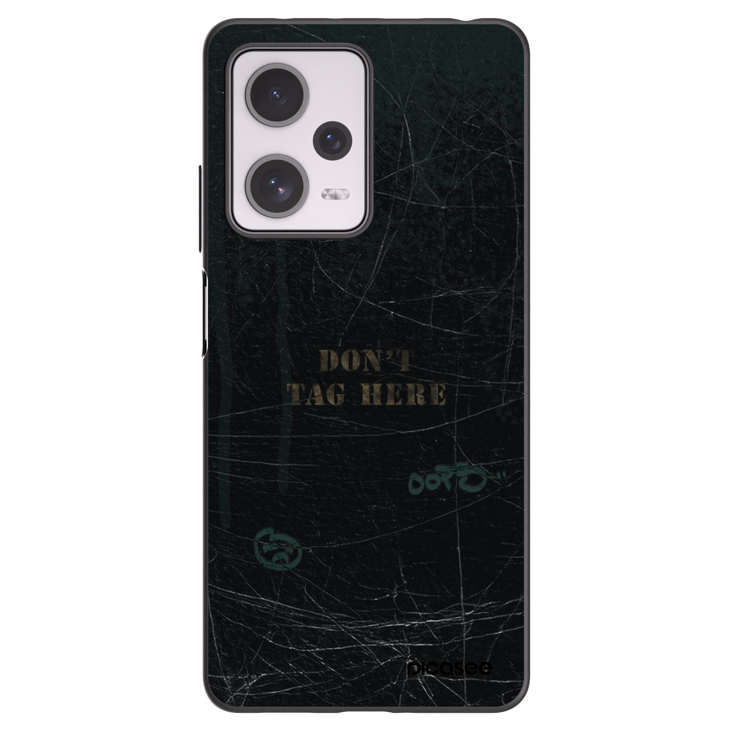 Picasee silikonski črni ovitek za Xiaomi Redmi Note 12 Pro+ 5G - DON´T TAG