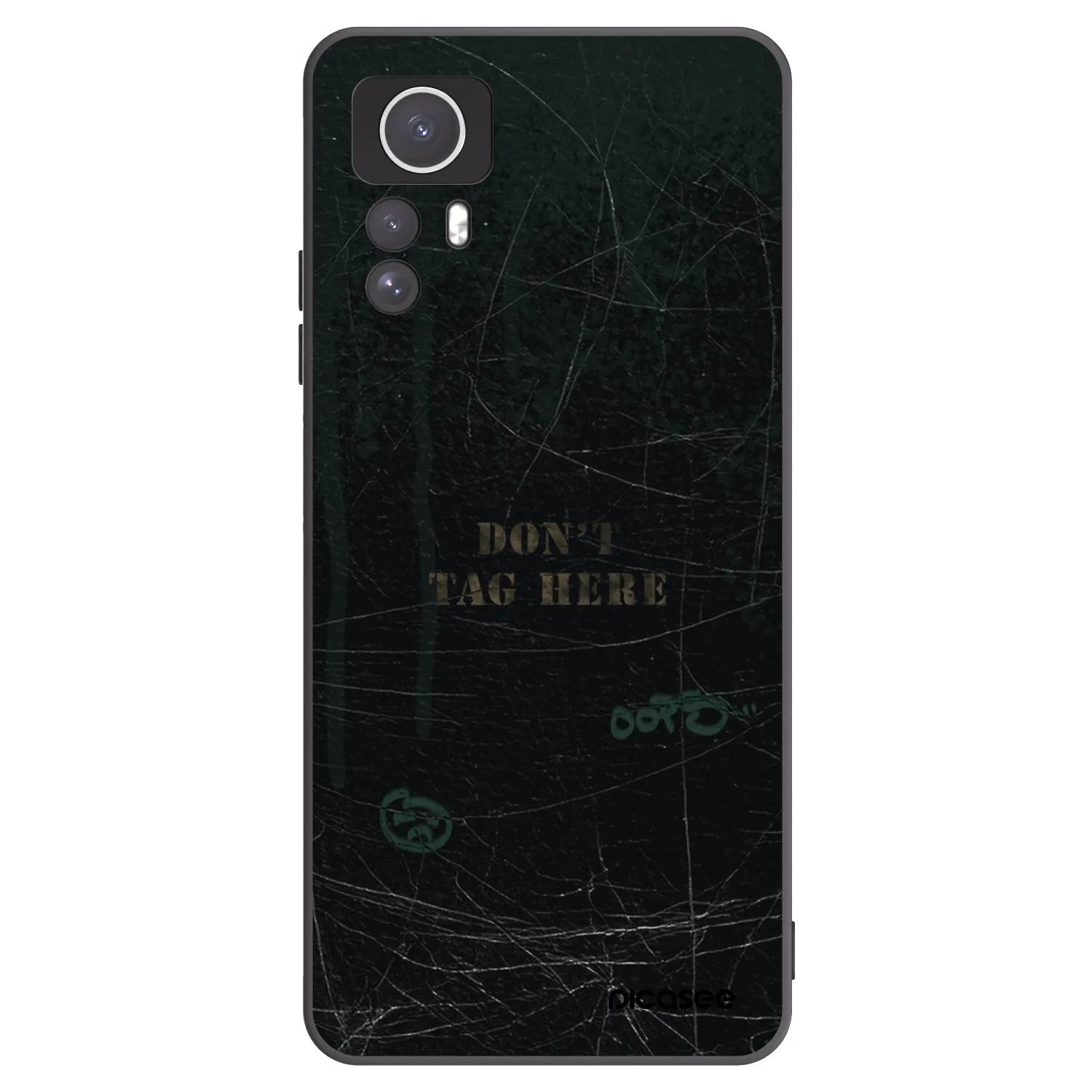 Picasee silikonski črni ovitek za Xiaomi Redmi Note 12S - DON´T TAG