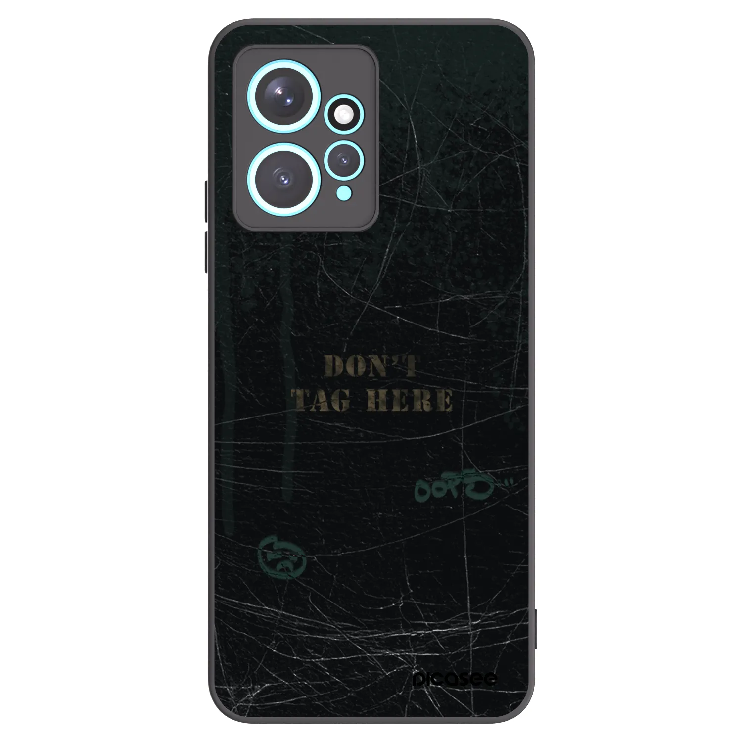 Picasee silikonski črni ovitek za Xiaomi Redmi Note 12 4G - DON´T TAG