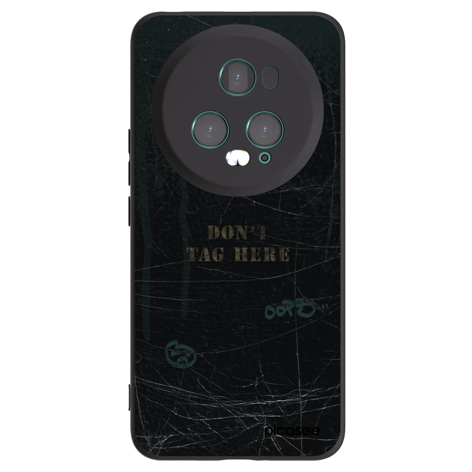 Picasee silikonski črni ovitek za Honor Magic5 Pro - DON´T TAG