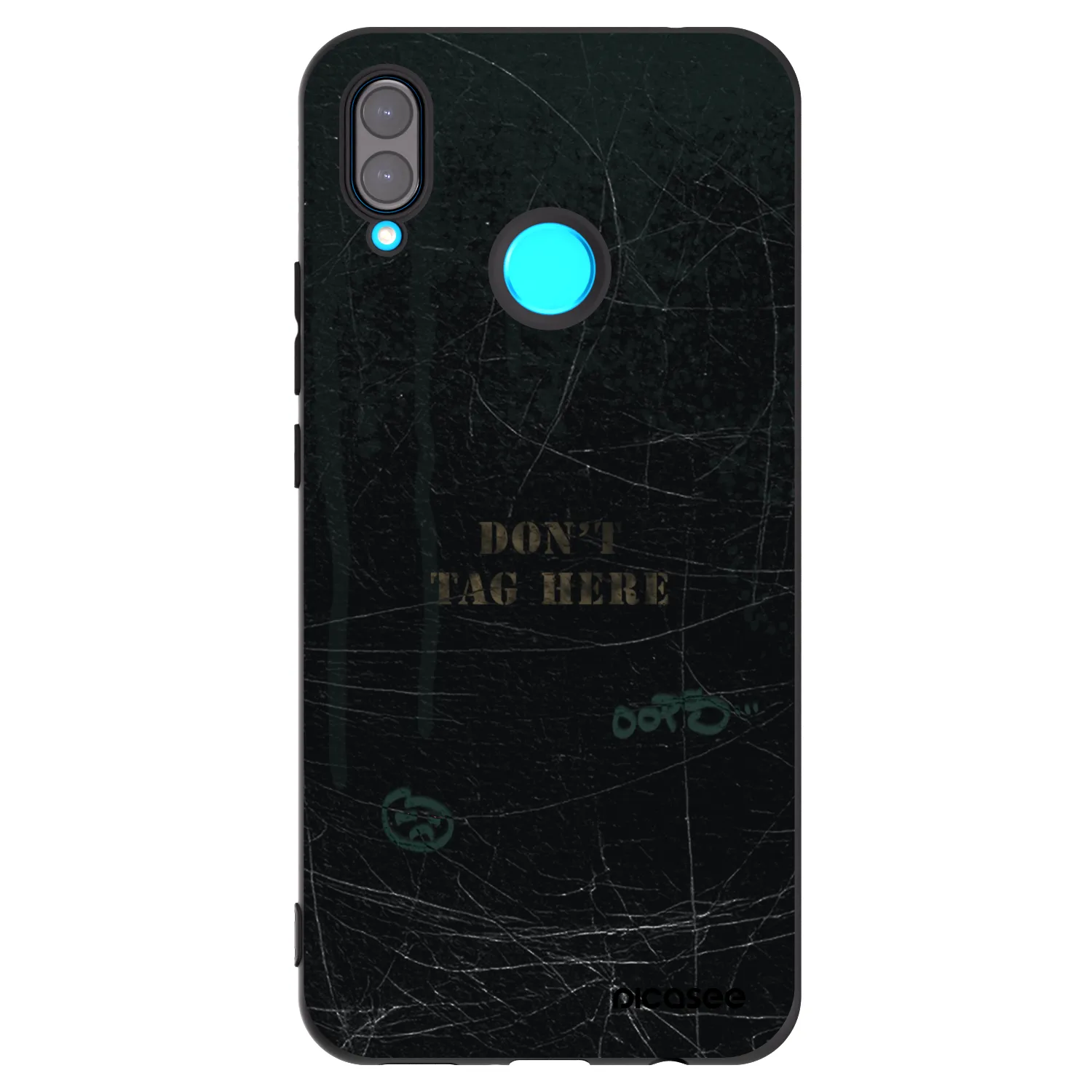 Picasee silikonski črni ovitek za Huawei Nova 3 - DON´T TAG