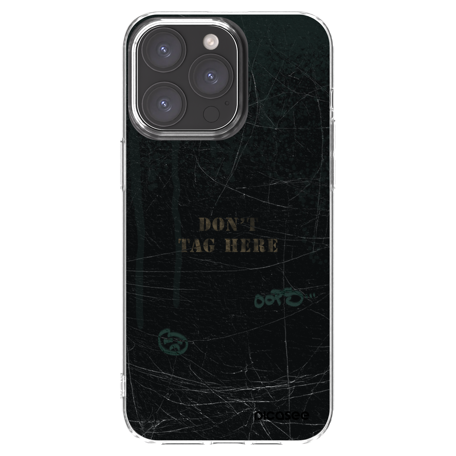 Picasee silikonski prozorni ovitek za Apple iPhone 15 Pro Max - DON´T TAG