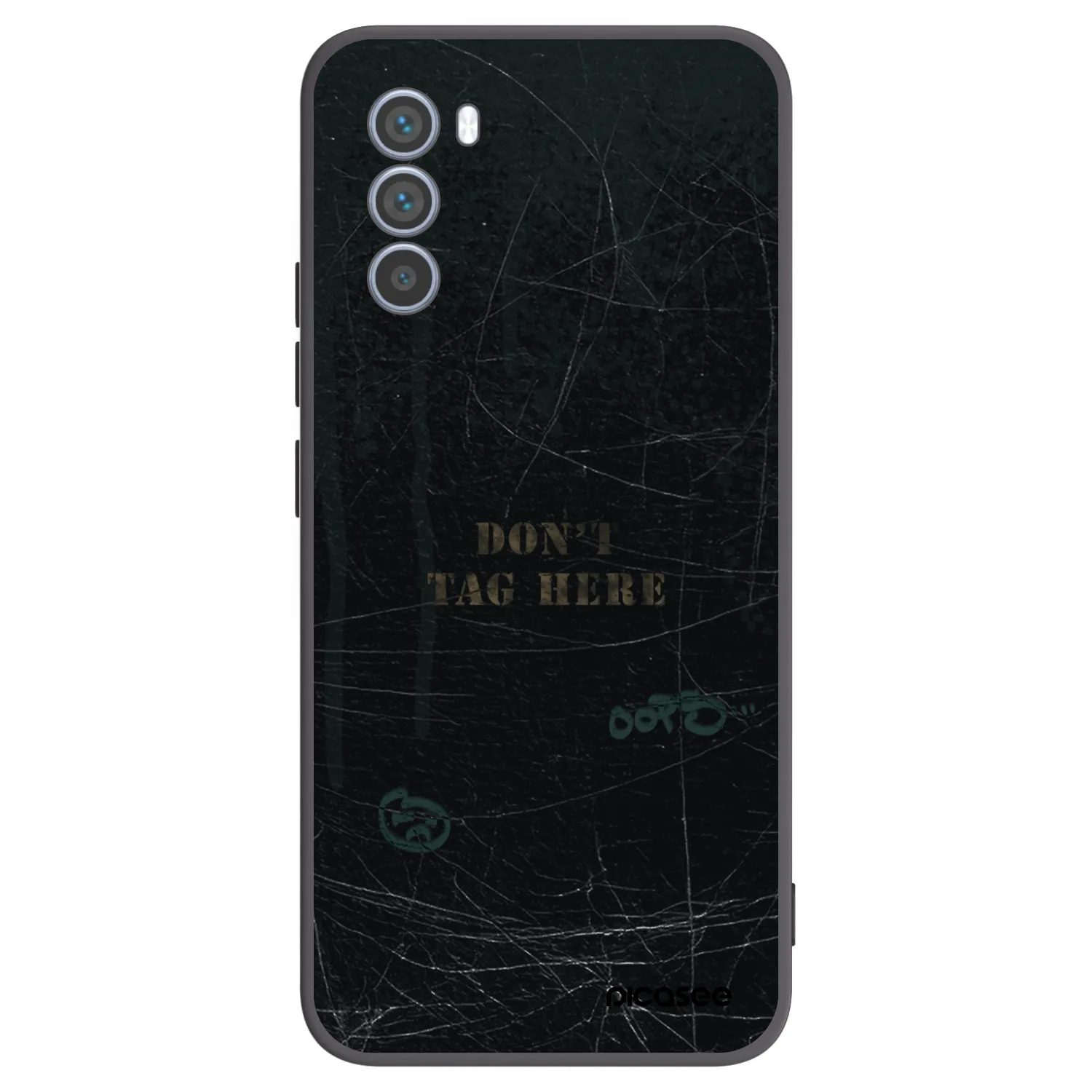 Picasee silikonski črni ovitek za Motorola Moto G62 - DON´T TAG