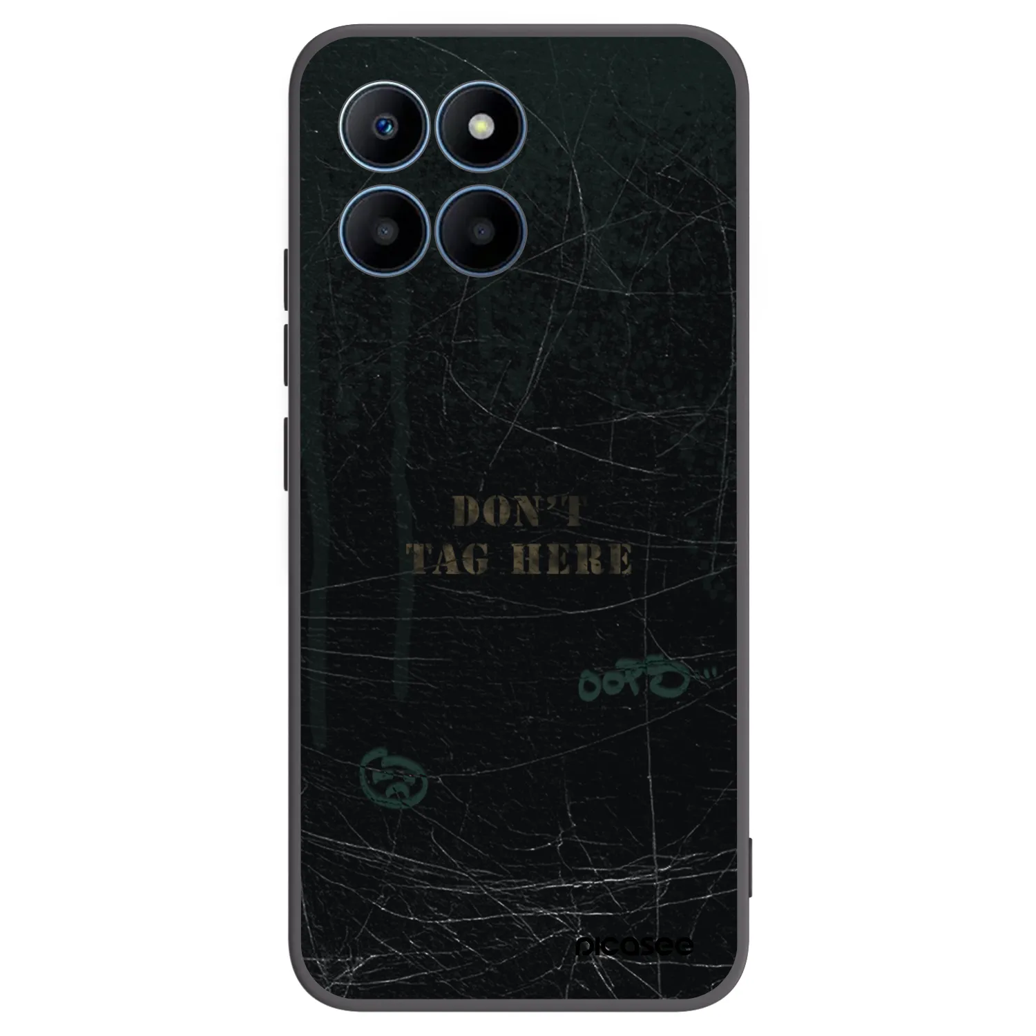 Picasee silikonski črni ovitek za Honor 70 Lite - DON´T TAG