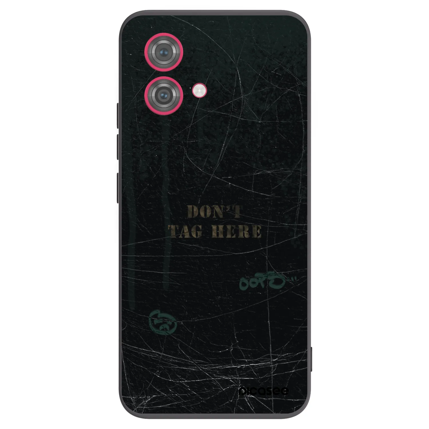 Picasee silikonski črni ovitek za Motorola Moto G84 5G - DON´T TAG