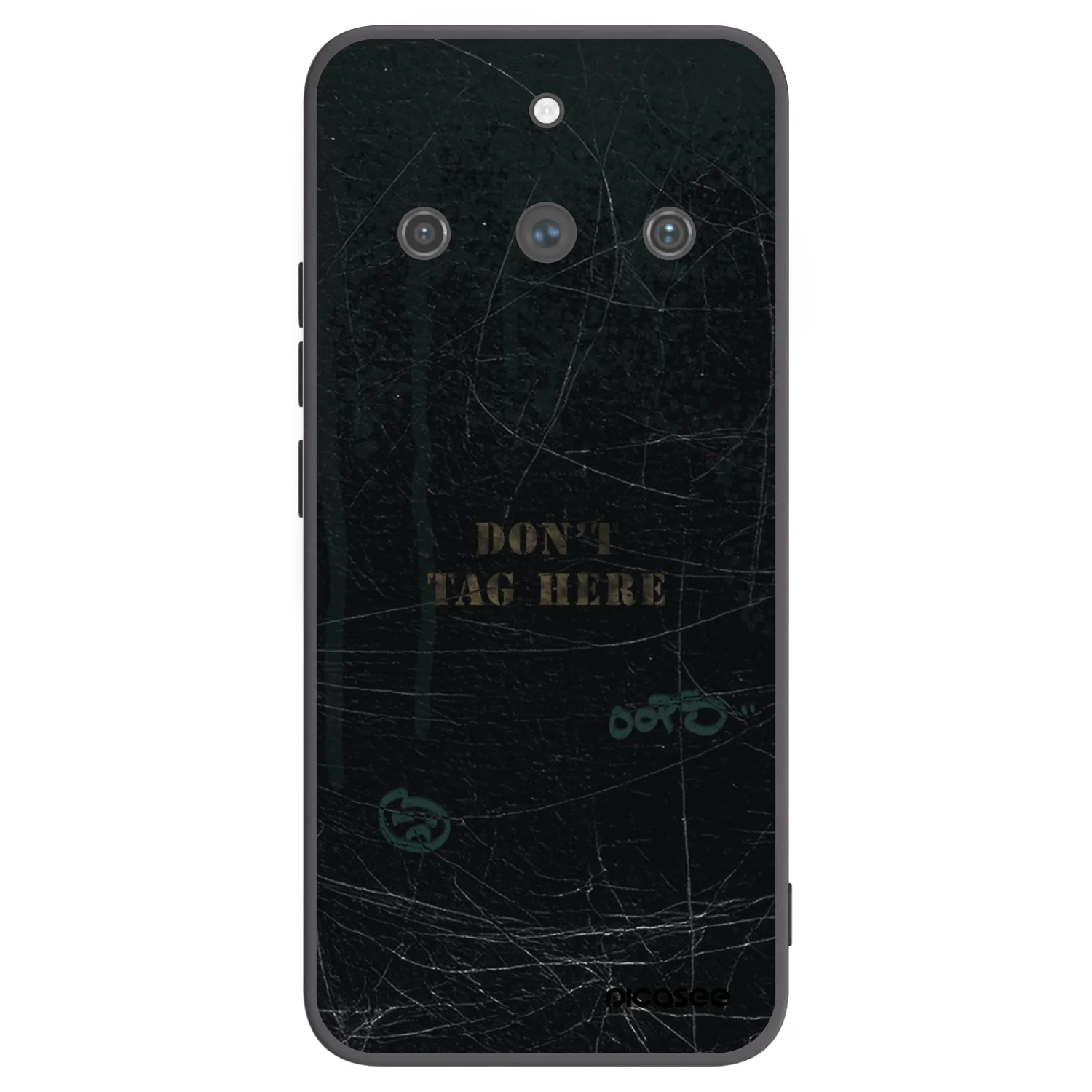 Picasee silikonski črni ovitek za Realme 11 Pro+ - DON´T TAG