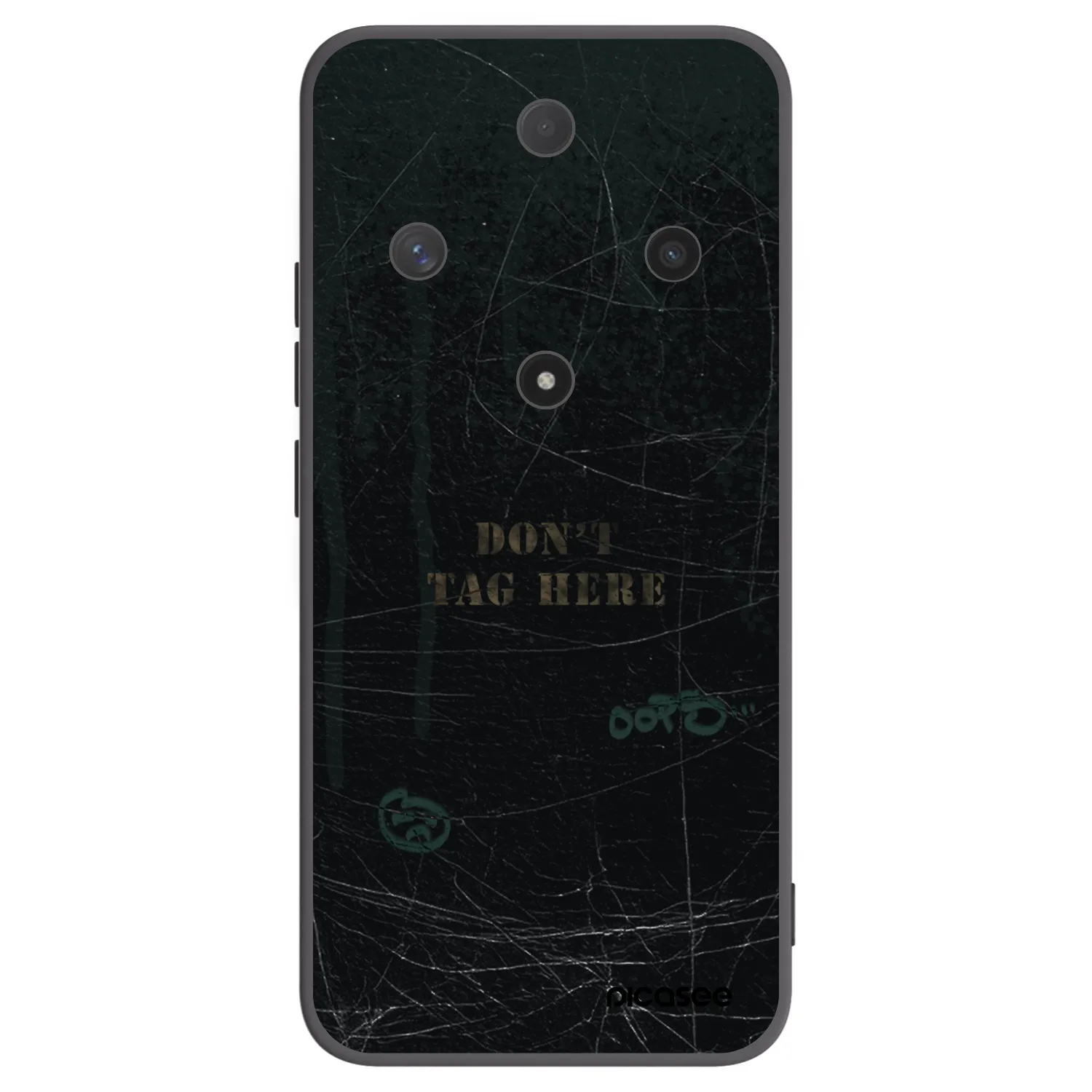 Picasee silikonski črni ovitek za Honor Magic6 Lite 5G - DON´T TAG