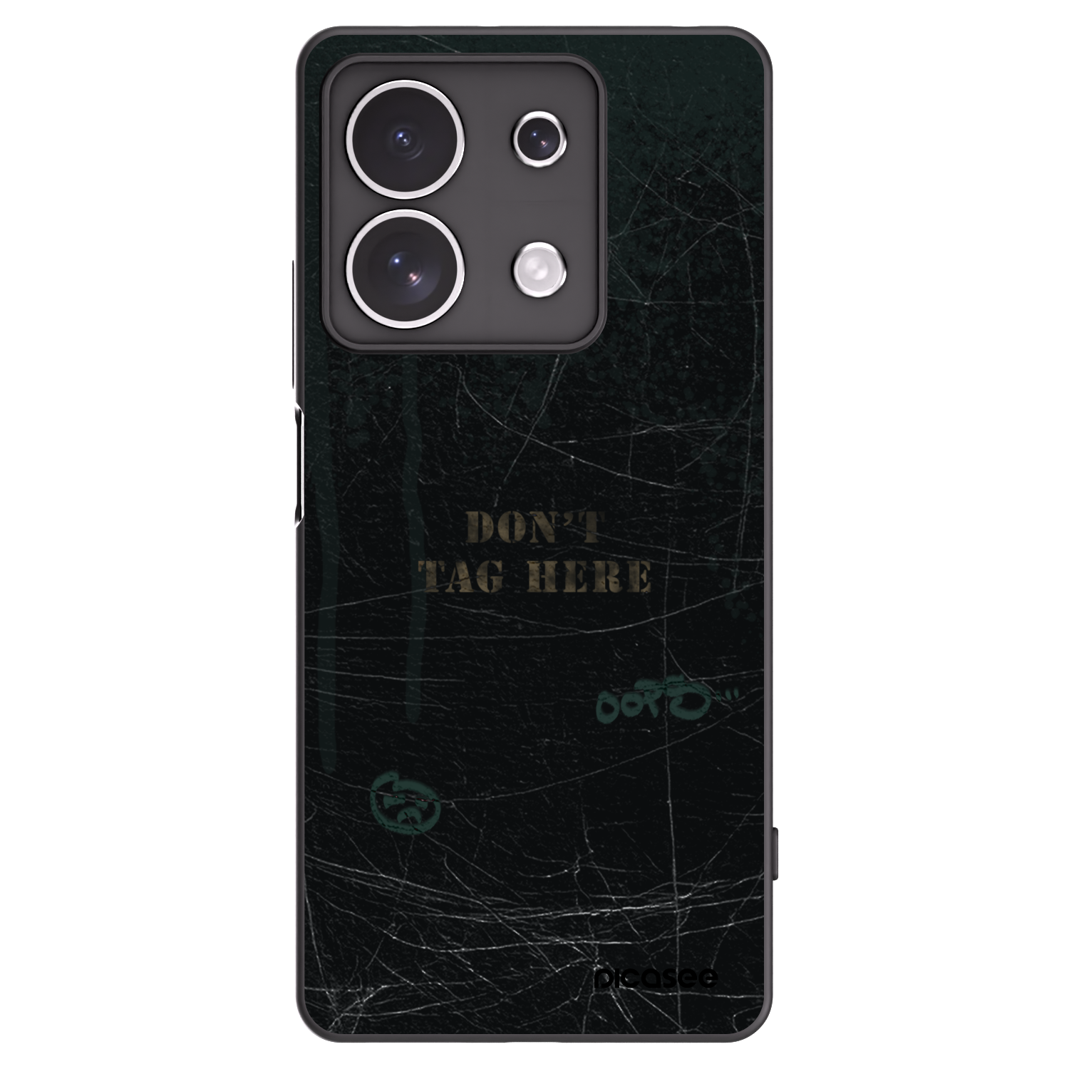 Picasee silikonski črni ovitek za Xiaomi Redmi Note 13 4G - DON´T TAG