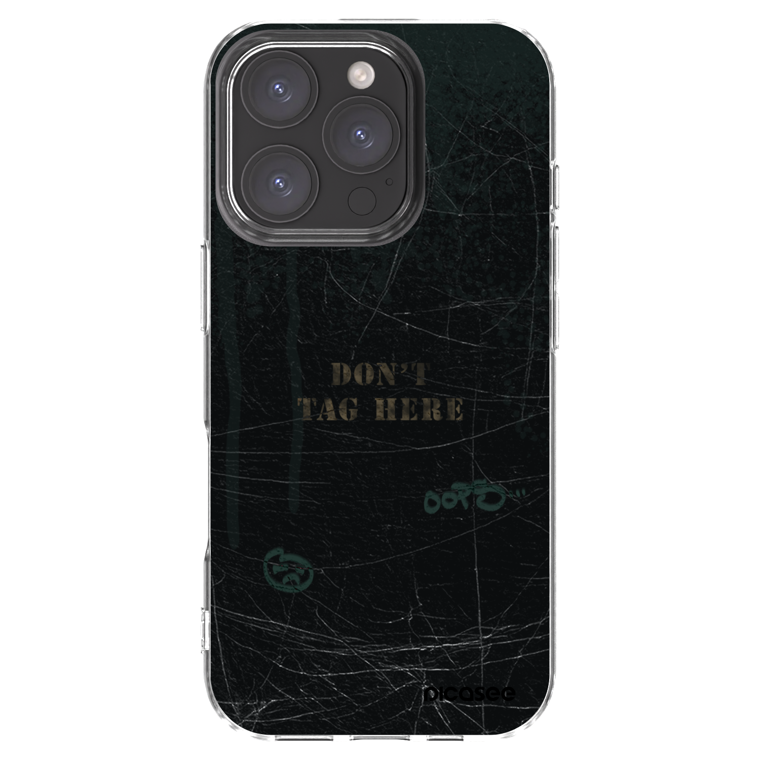 Picasee silikonski prozorni ovitek za Apple iPhone 16 Pro - DON´T TAG