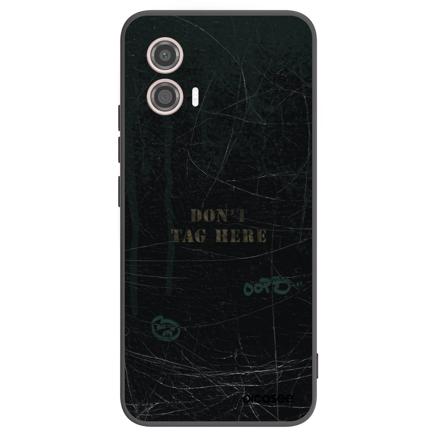 Picasee silikonski črni ovitek za Motorola Moto G53 5G - DON´T TAG