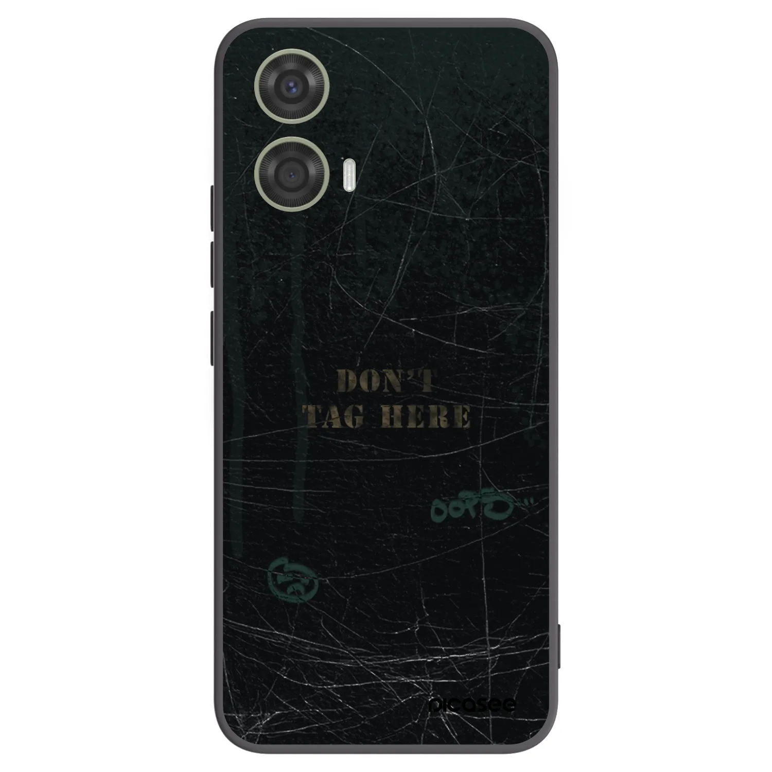 Picasee silikonski črni ovitek za Motorola Moto G24 - DON´T TAG