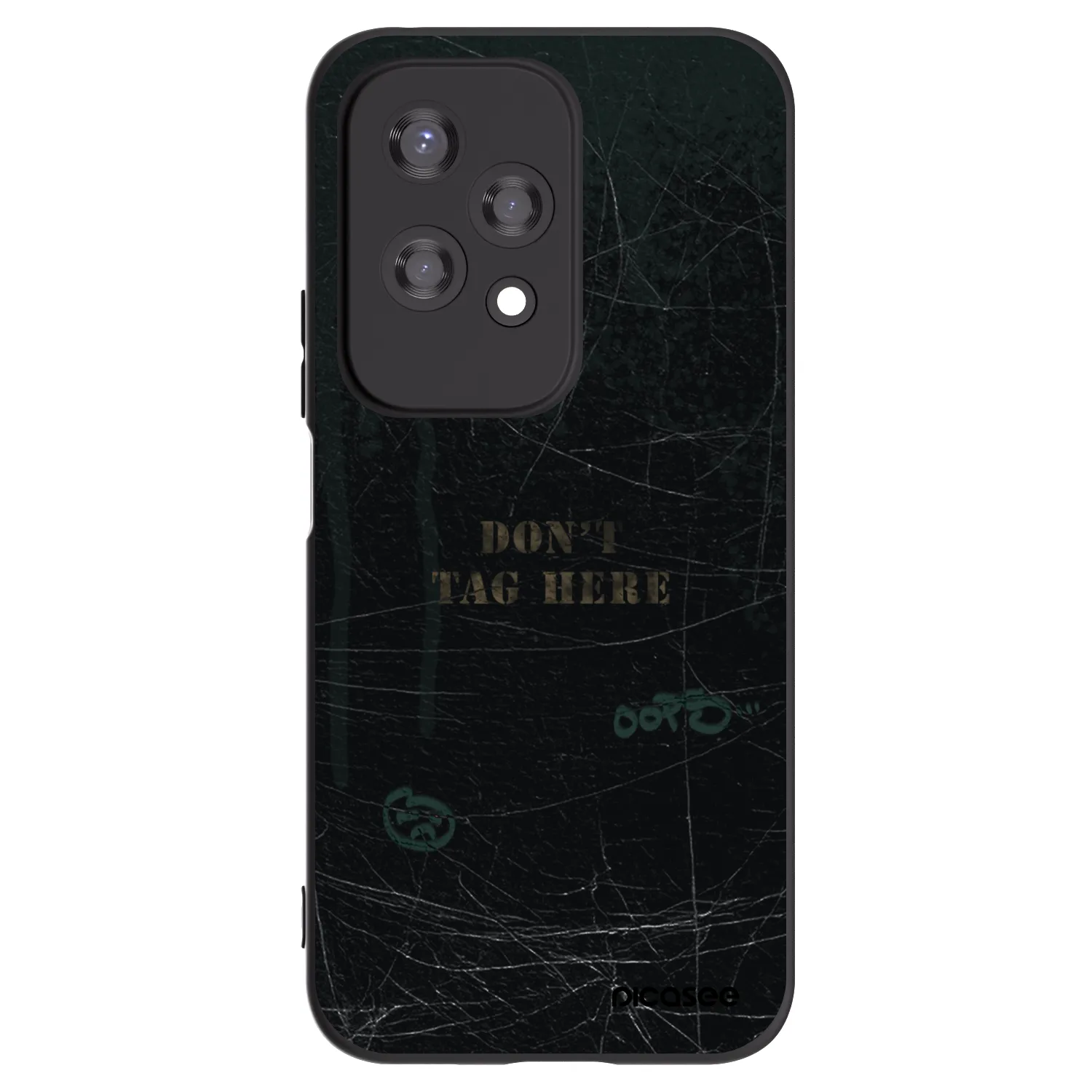 Picasee silikonski črni ovitek za Honor 200 Lite - DON´T TAG
