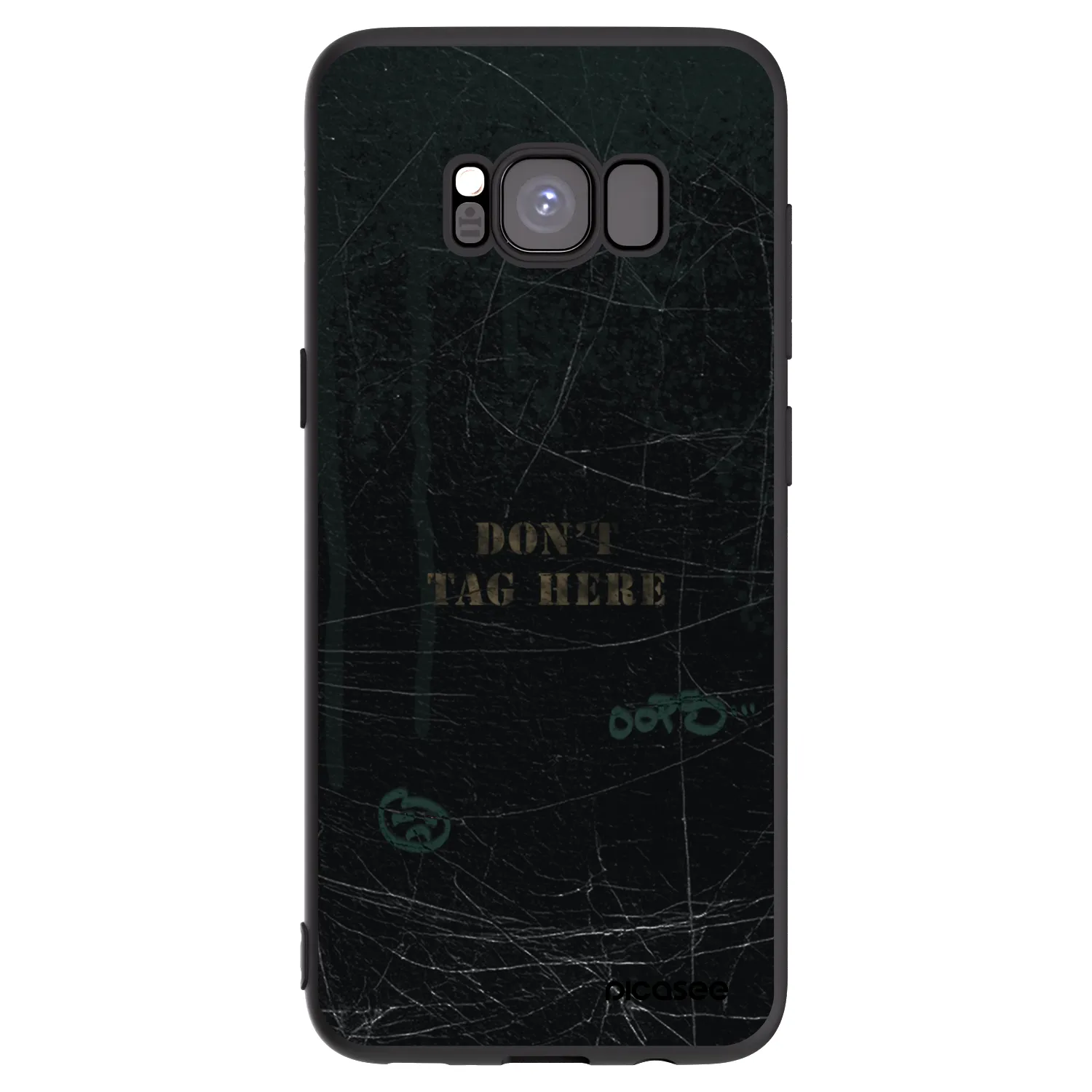Picasee silikonski črni ovitek za Samsung Galaxy S8 G950F - DON´T TAG