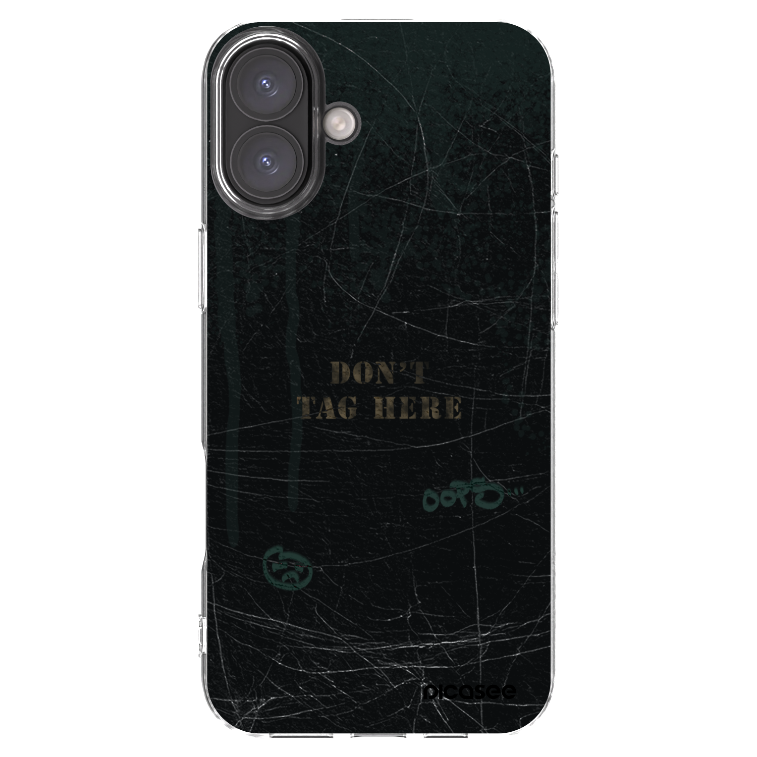 Picasee silikonski prozorni ovitek za Apple iPhone 16 Plus - DON´T TAG