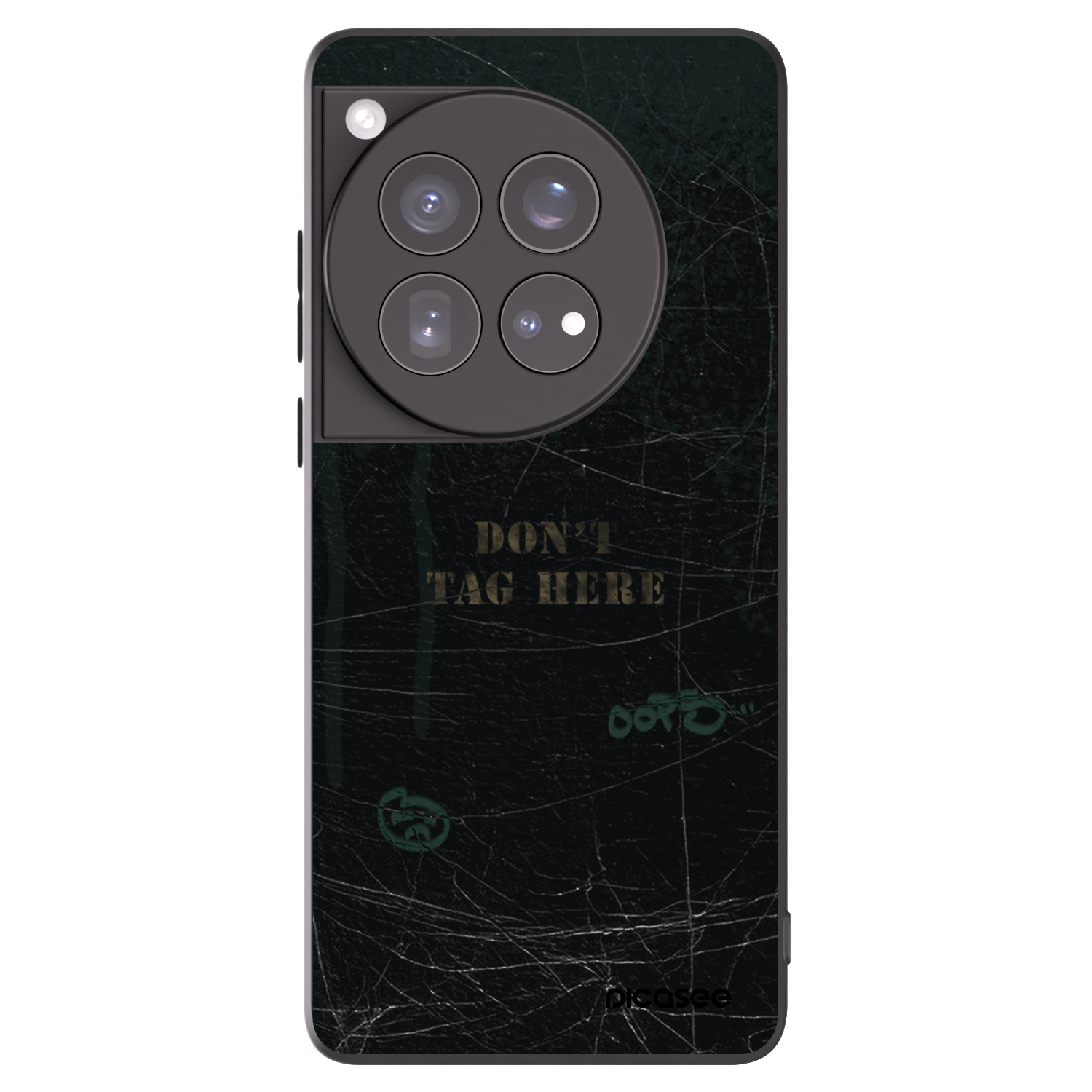 Picasee silikonski črni ovitek za OnePlus 12 5G - DON´T TAG