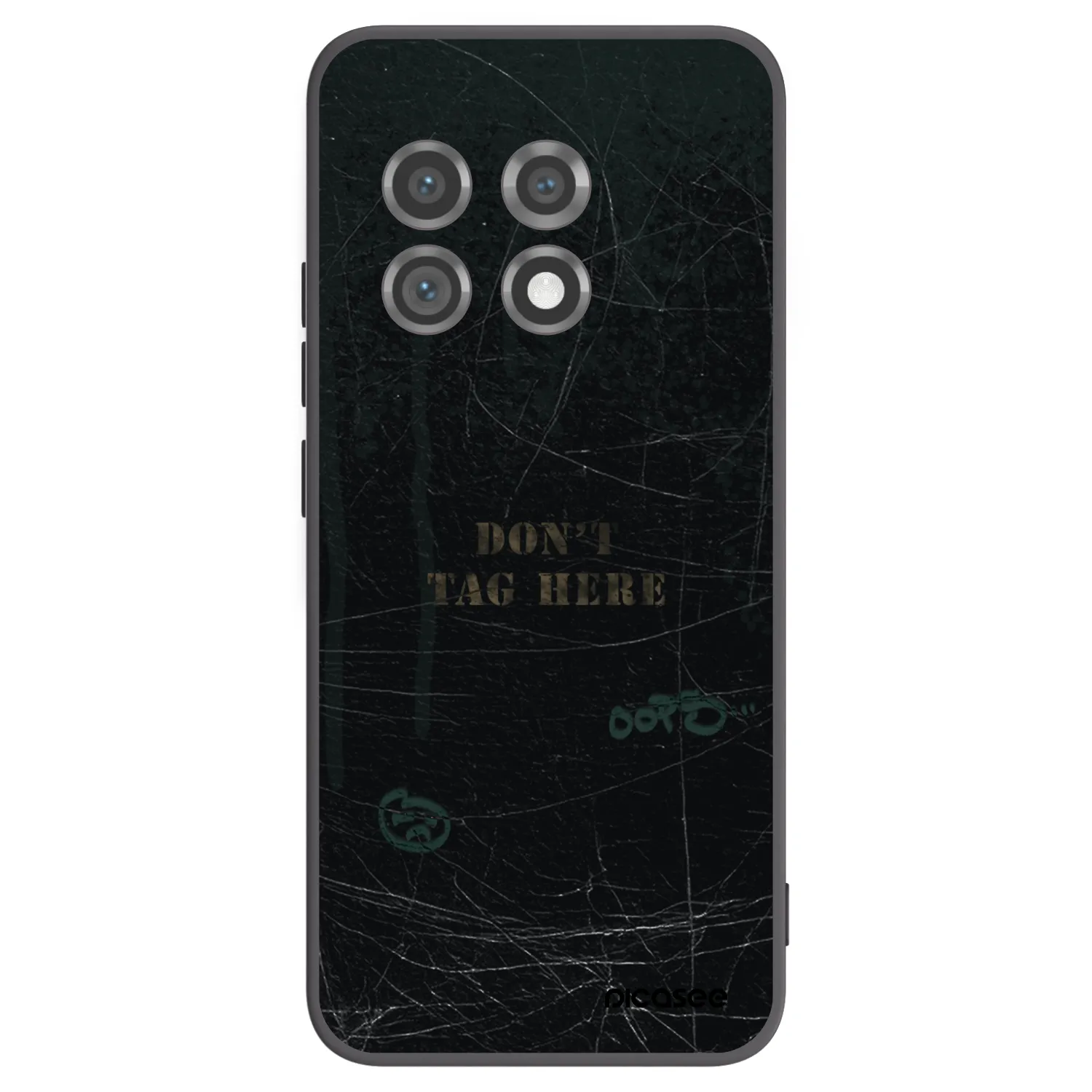 Picasee silikonski črni ovitek za OnePlus 11 5G - DON´T TAG
