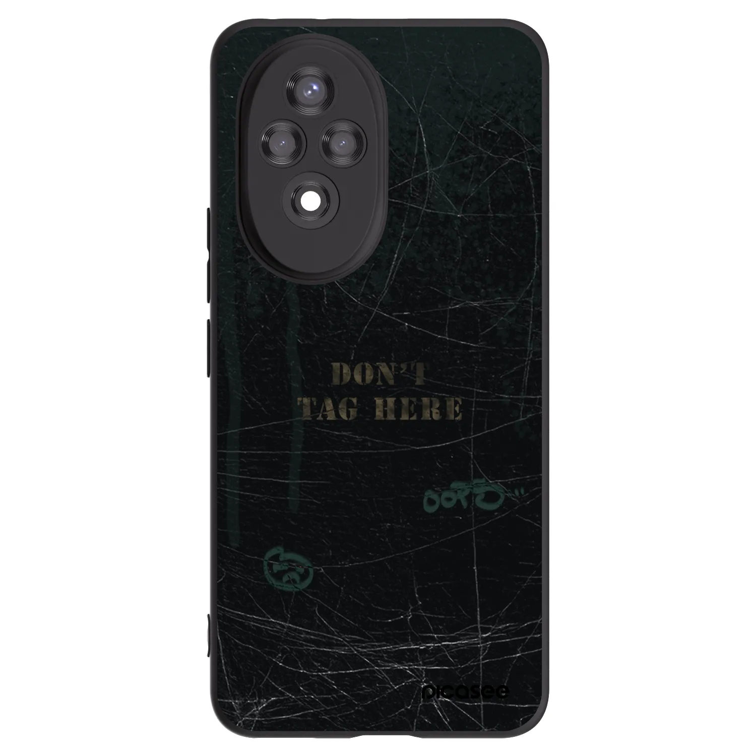 Picasee silikonski črni ovitek za Honor 200 Pro 5G - DON´T TAG