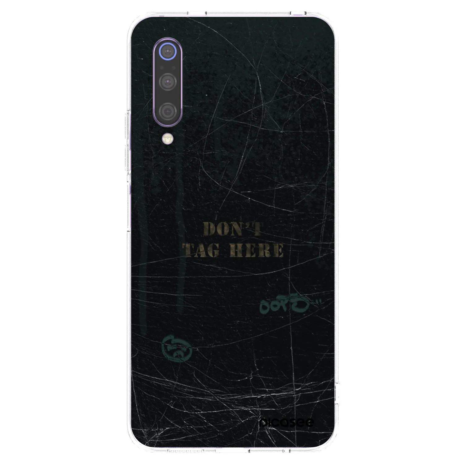 Picasee silikonski prozorni ovitek za Xiaomi Mi 9 - DON´T TAG