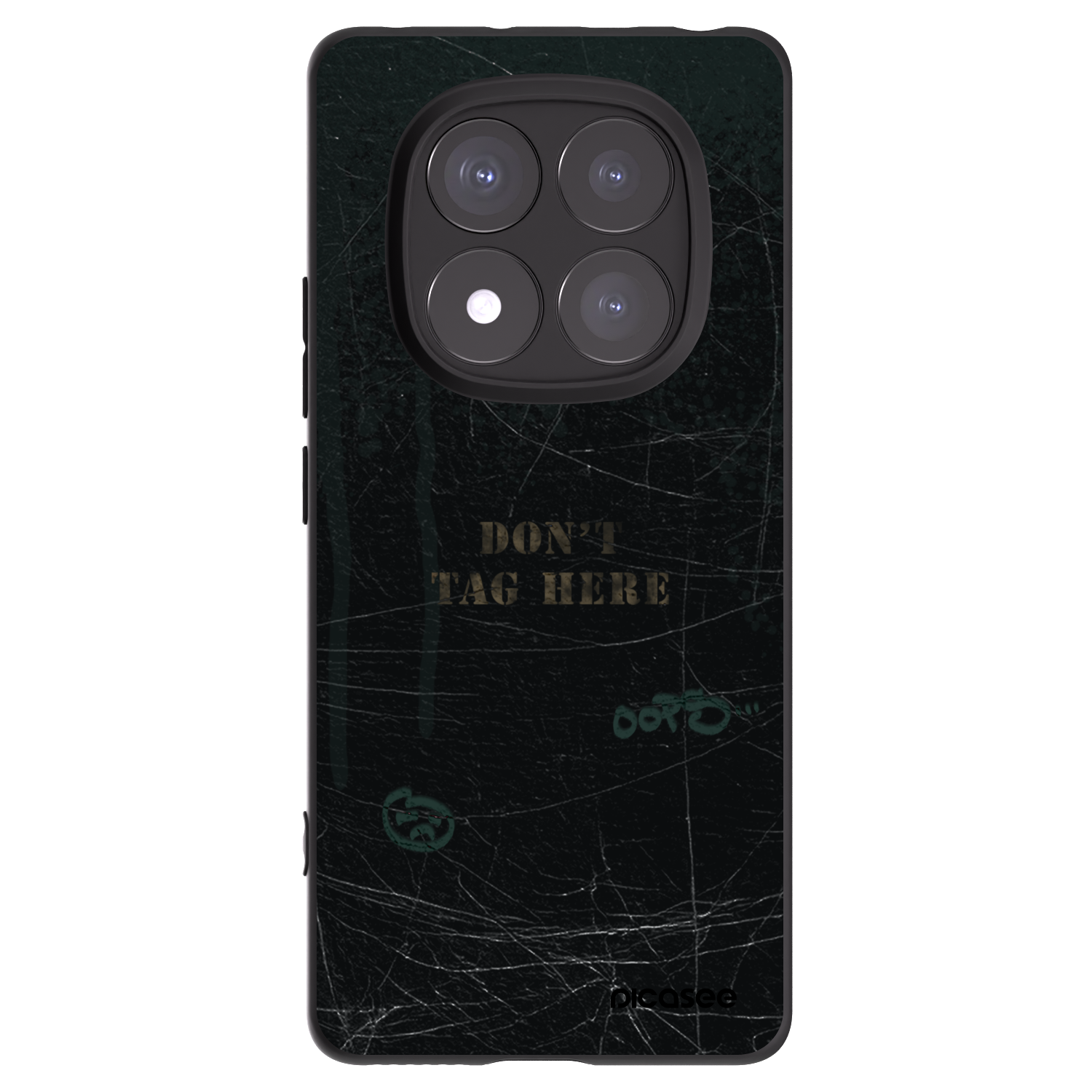 Picasee silikonski črni ovitek za Xiaomi Redmi Note 14 Pro 5G - DON´T TAG