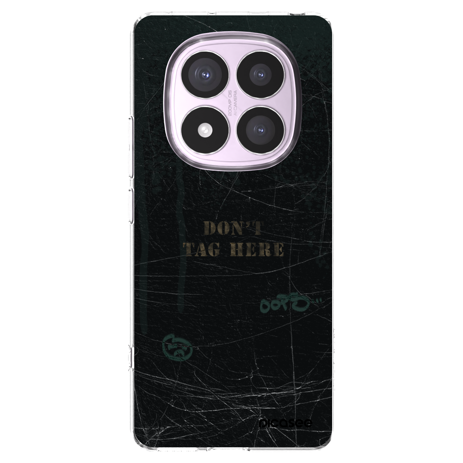 Picasee silikonski prozorni ovitek za Xiaomi Redmi Note 14 Pro 5G - DON´T TAG
