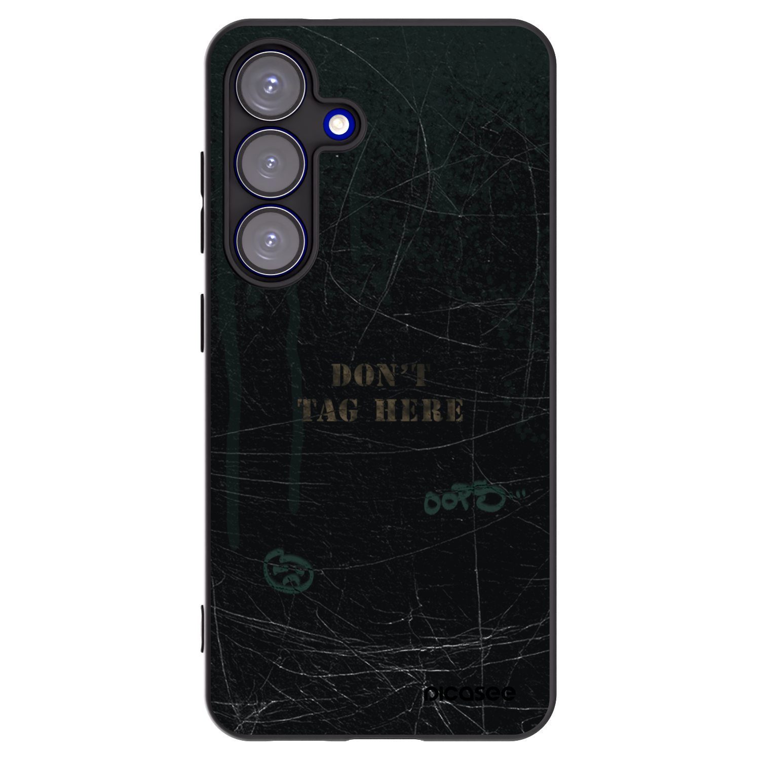 Picasee silikonski črni ovitek za Samsung Galaxy S25 5G - DON´T TAG