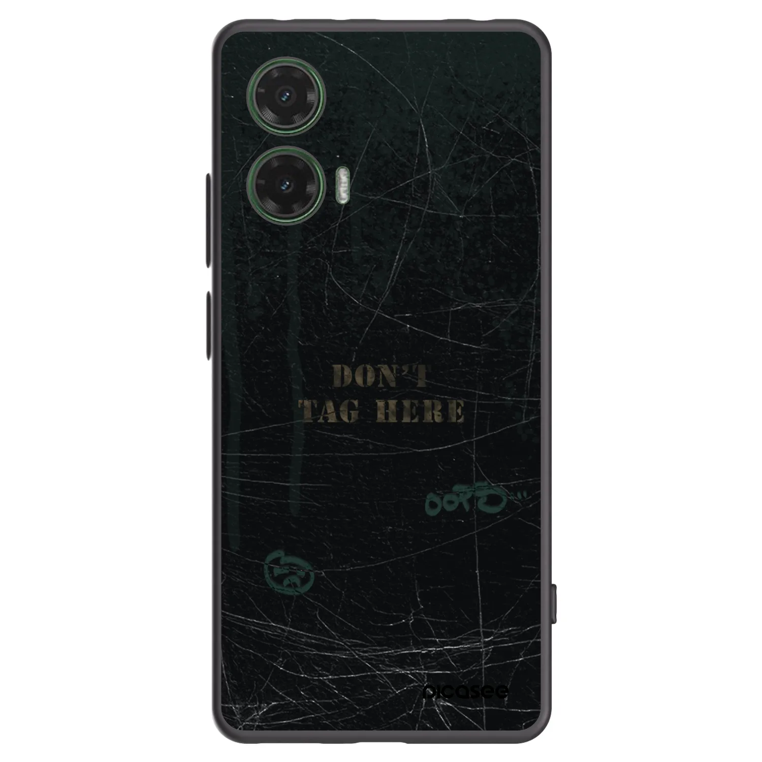 Picasee silikonski črni ovitek za Motorola Moto G35 5G - DON´T TAG